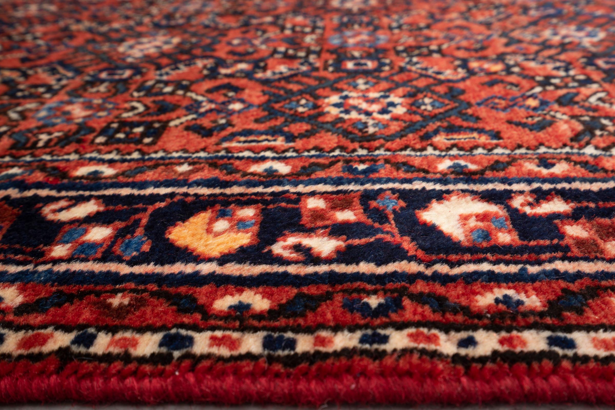 Hossein Abad Mahi Long Persian Runner Rug