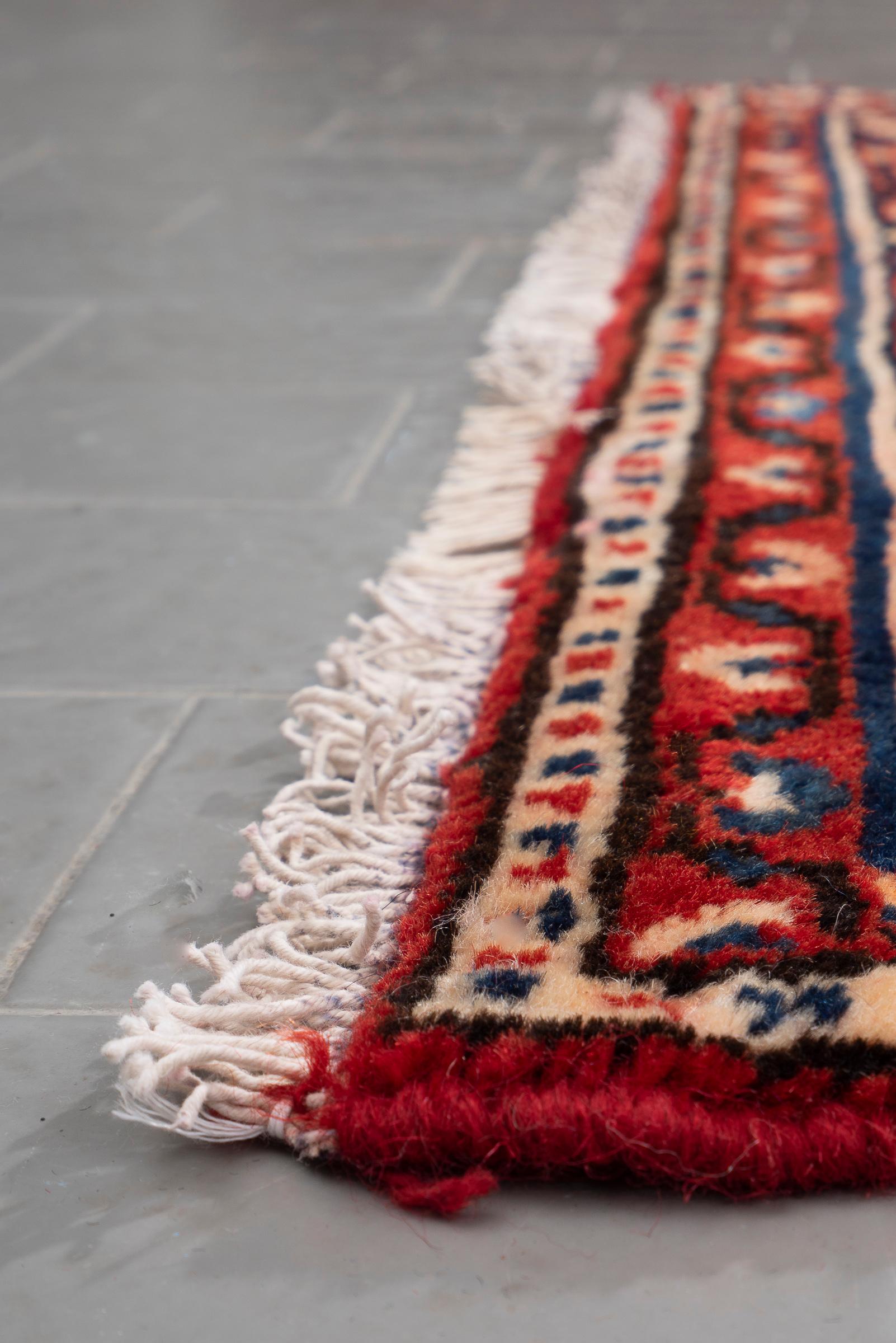 Hossein Abad Mahi Long Persian Runner Rug