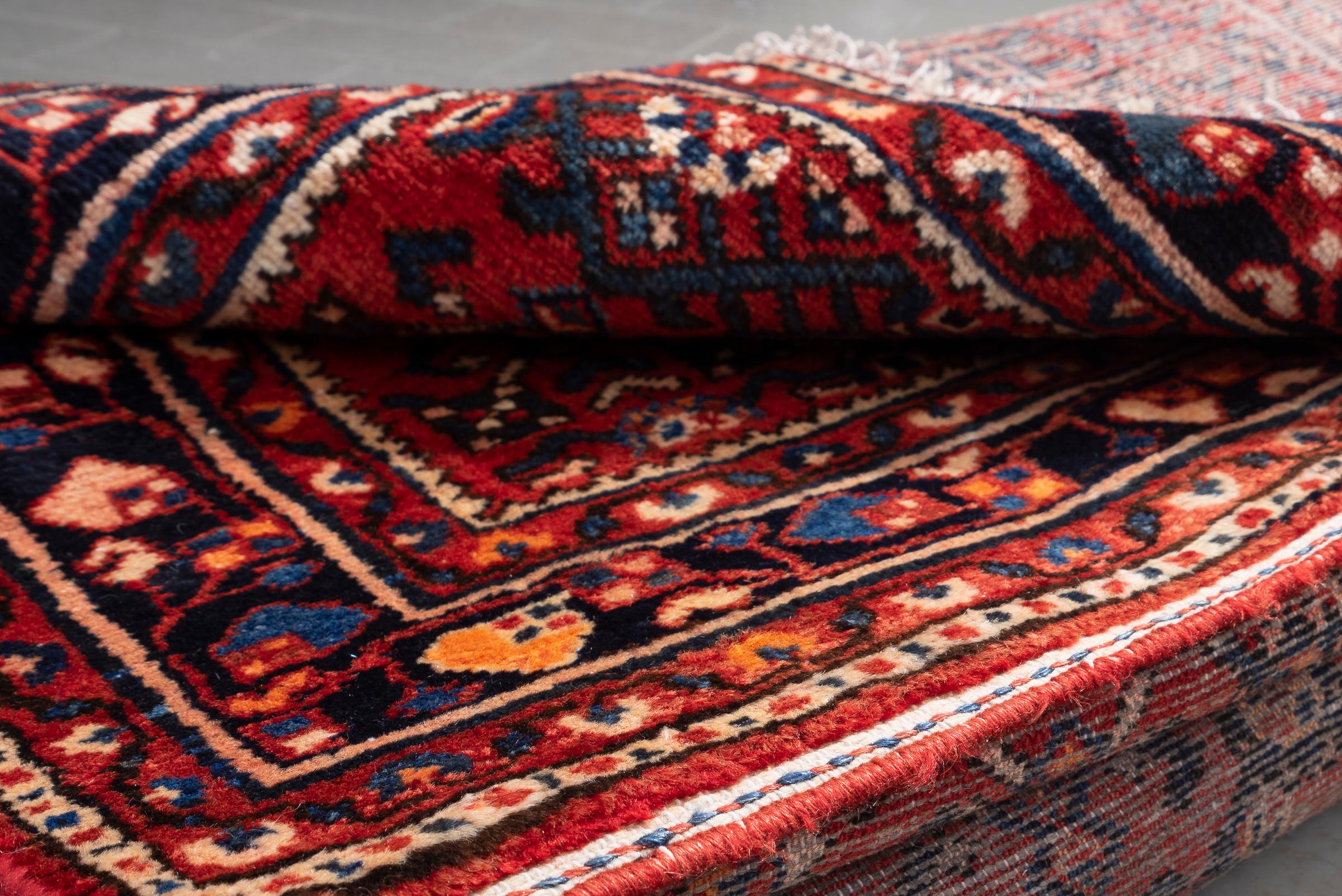 Hossein Abad Mahi Long Persian Runner Rug
