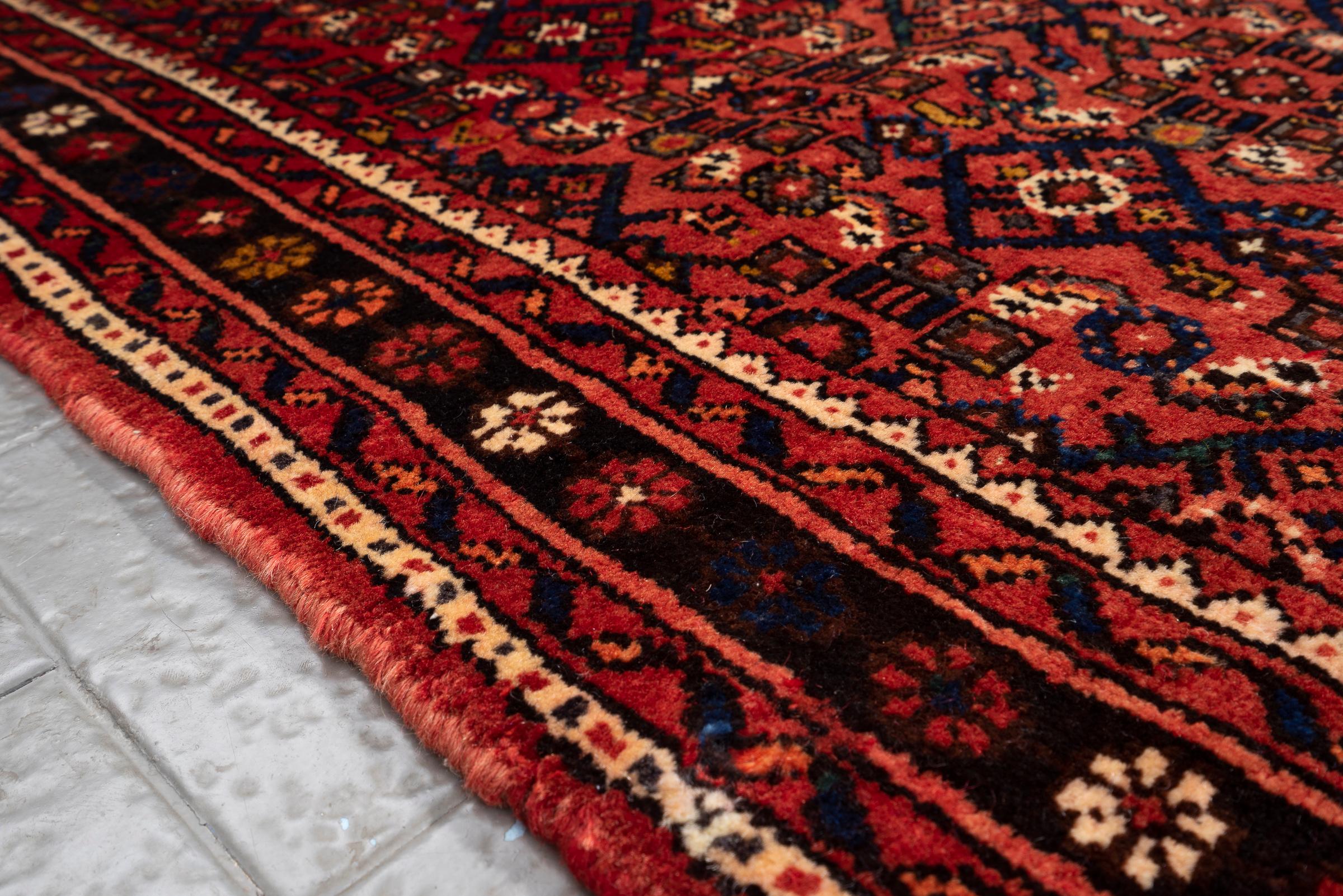 Hossein Abad Mahi Long Persian Runner Rug