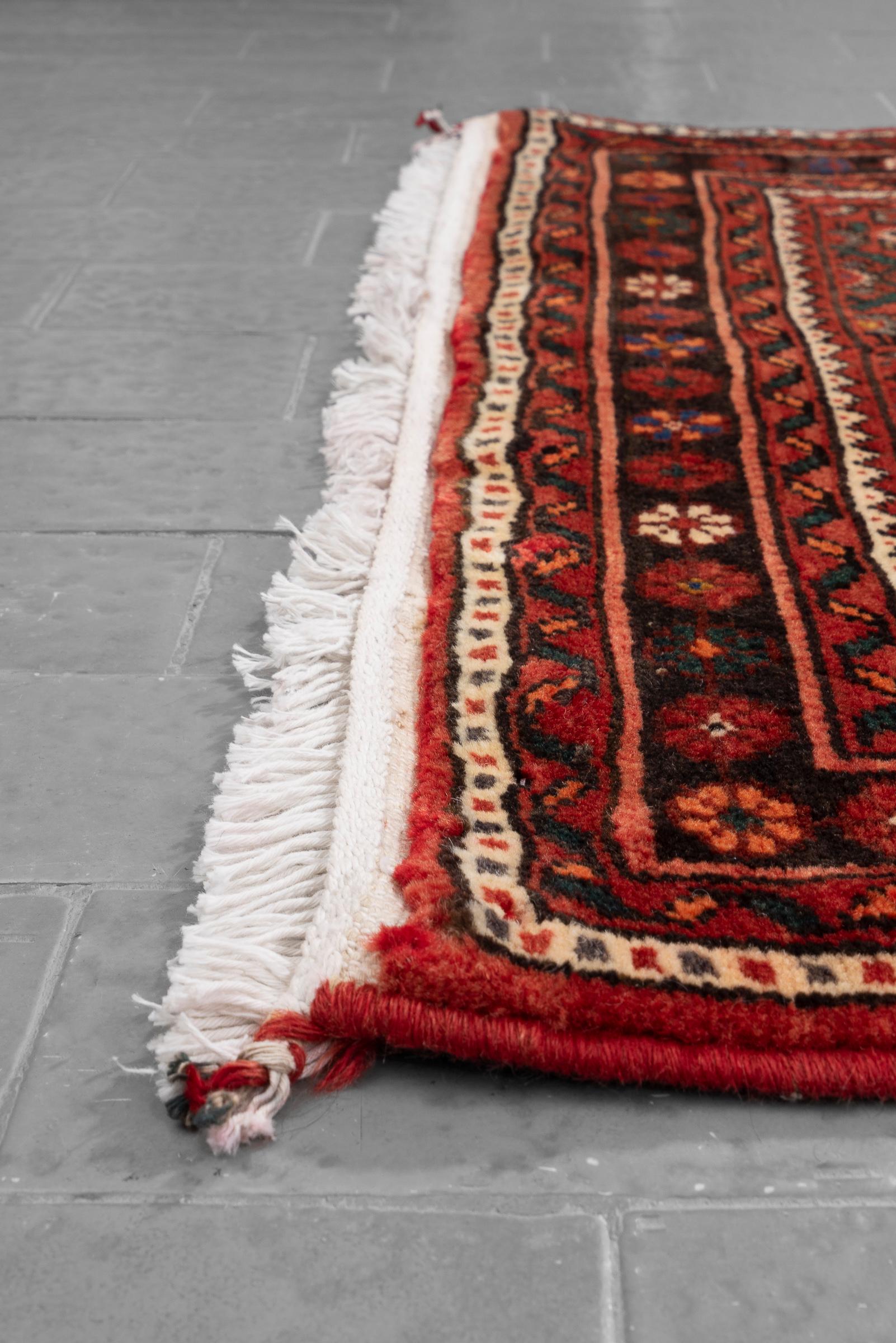 Hossein Abad Mahi Long Persian Runner Rug