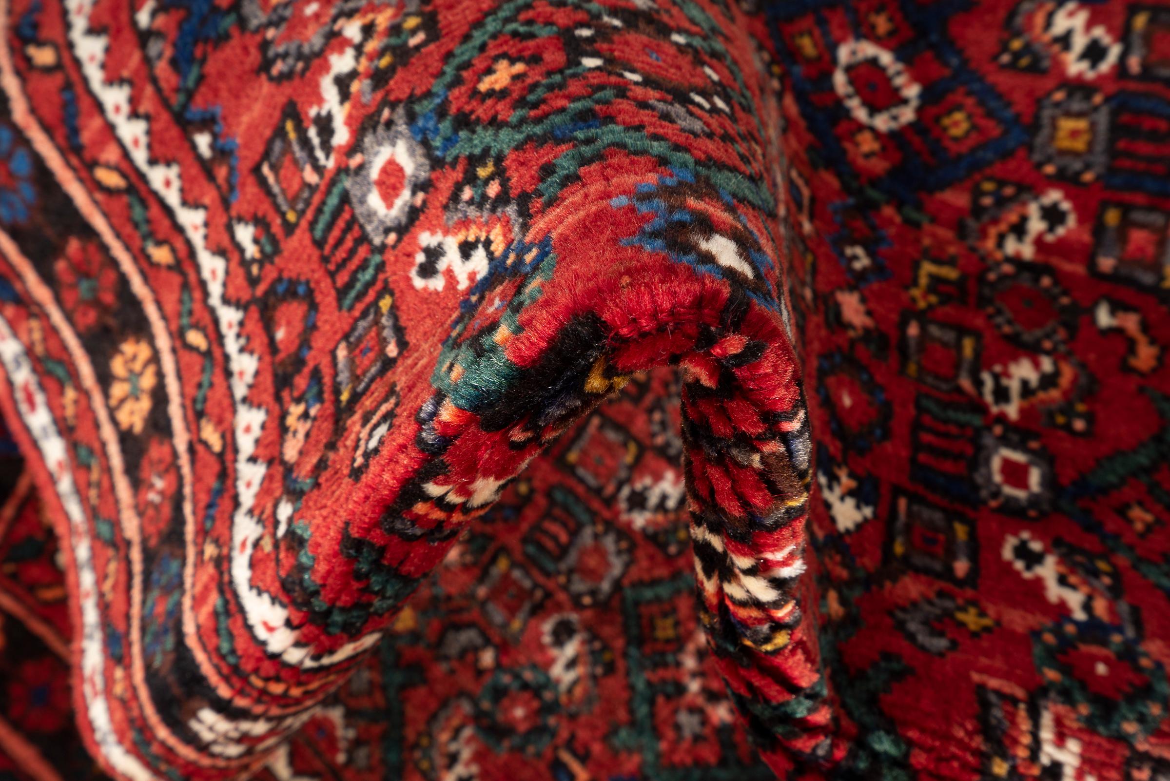 Hossein Abad Mahi Long Persian Runner Rug