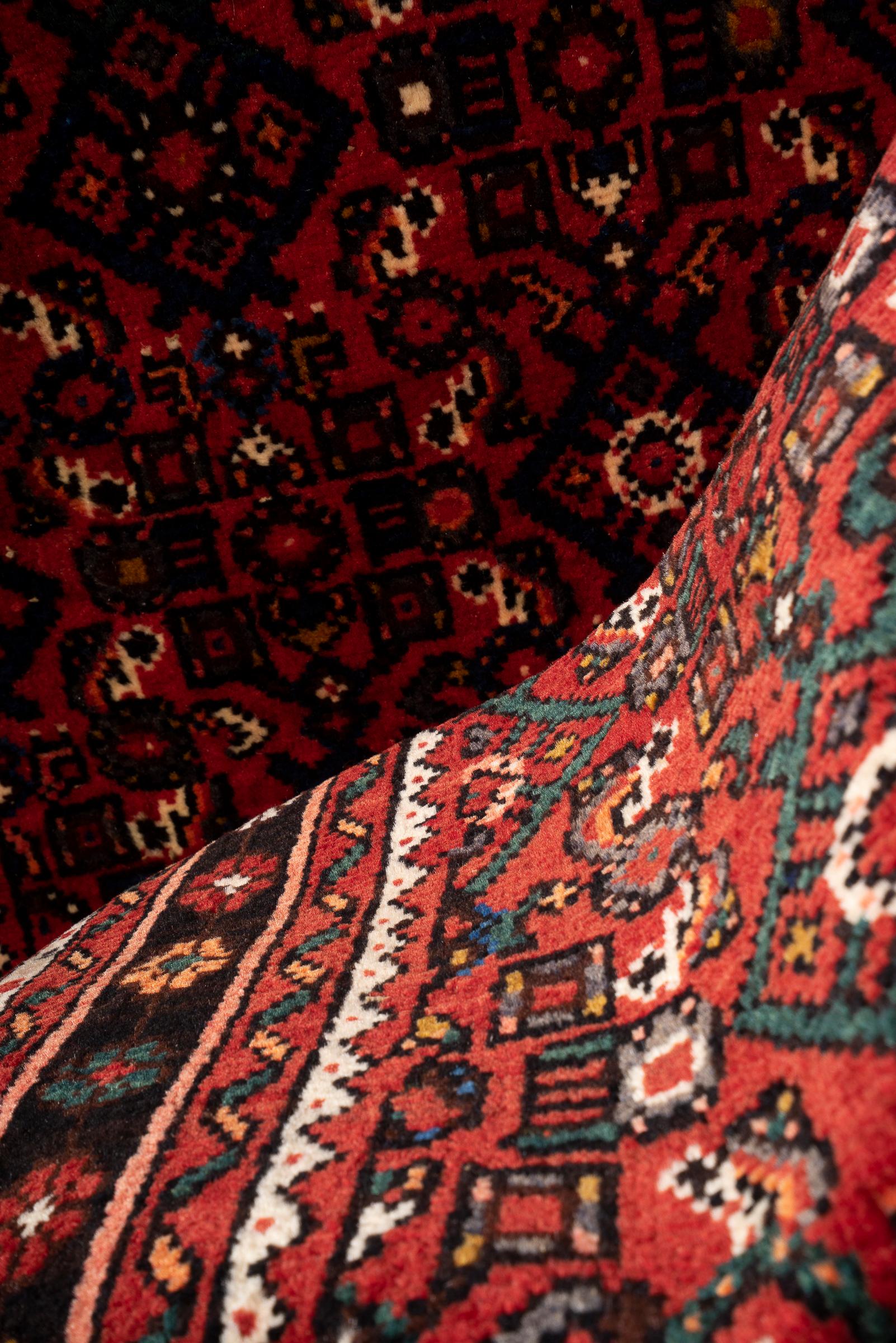 Hossein Abad Mahi Long Persian Runner Rug