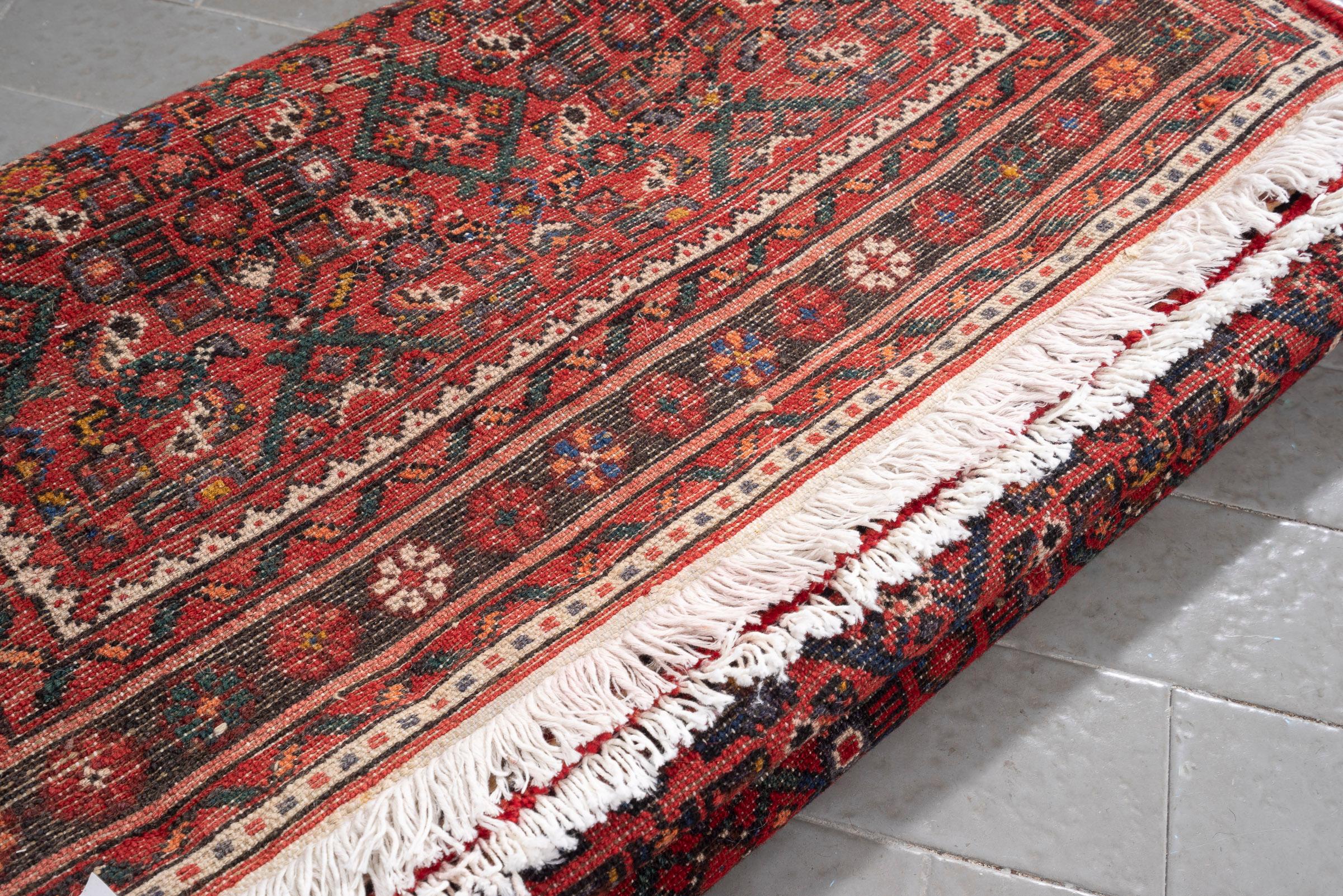 Hossein Abad Mahi Long Persian Runner Rug