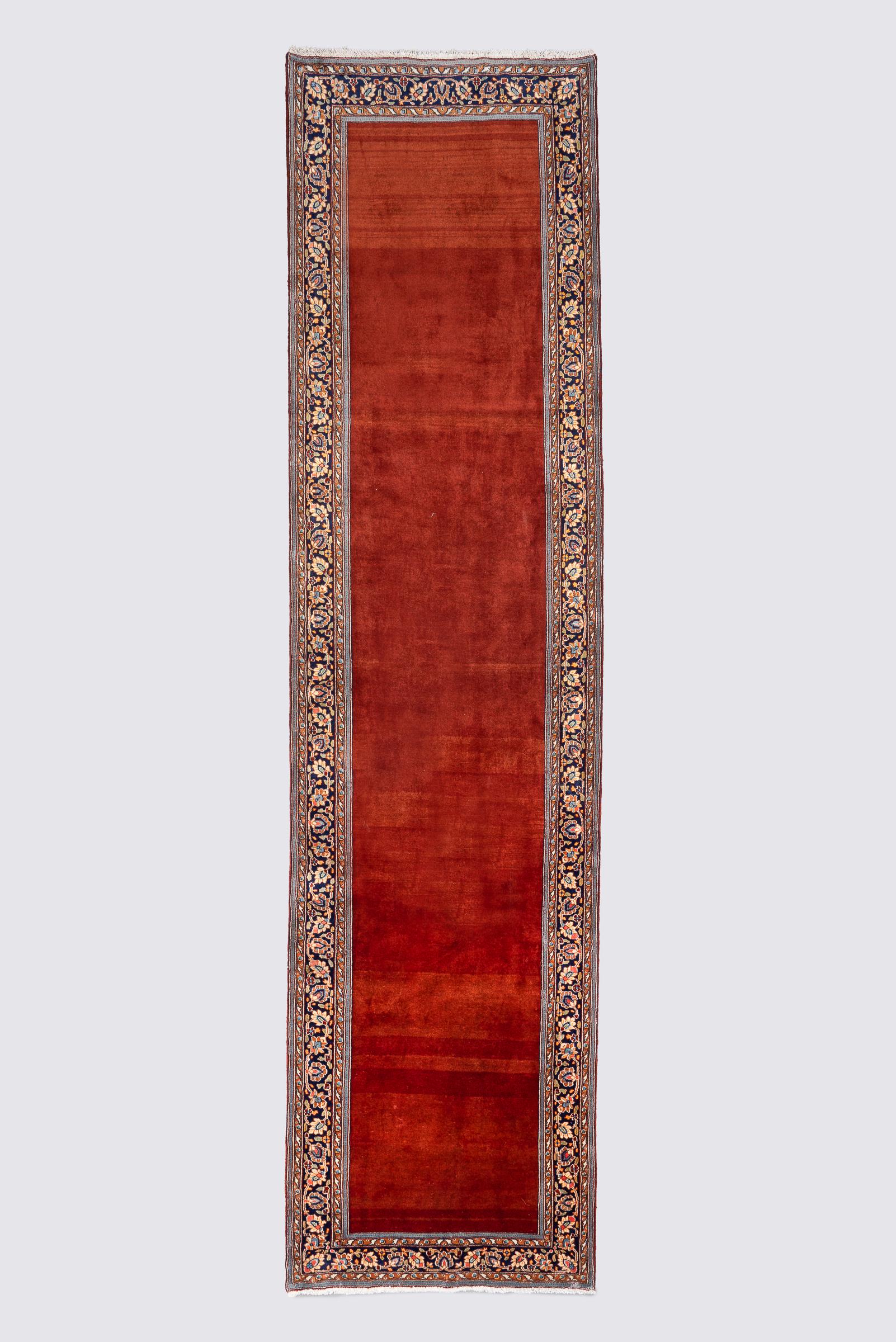 Semi Antique Fine Kerman Carpet Runner 3.7SQM