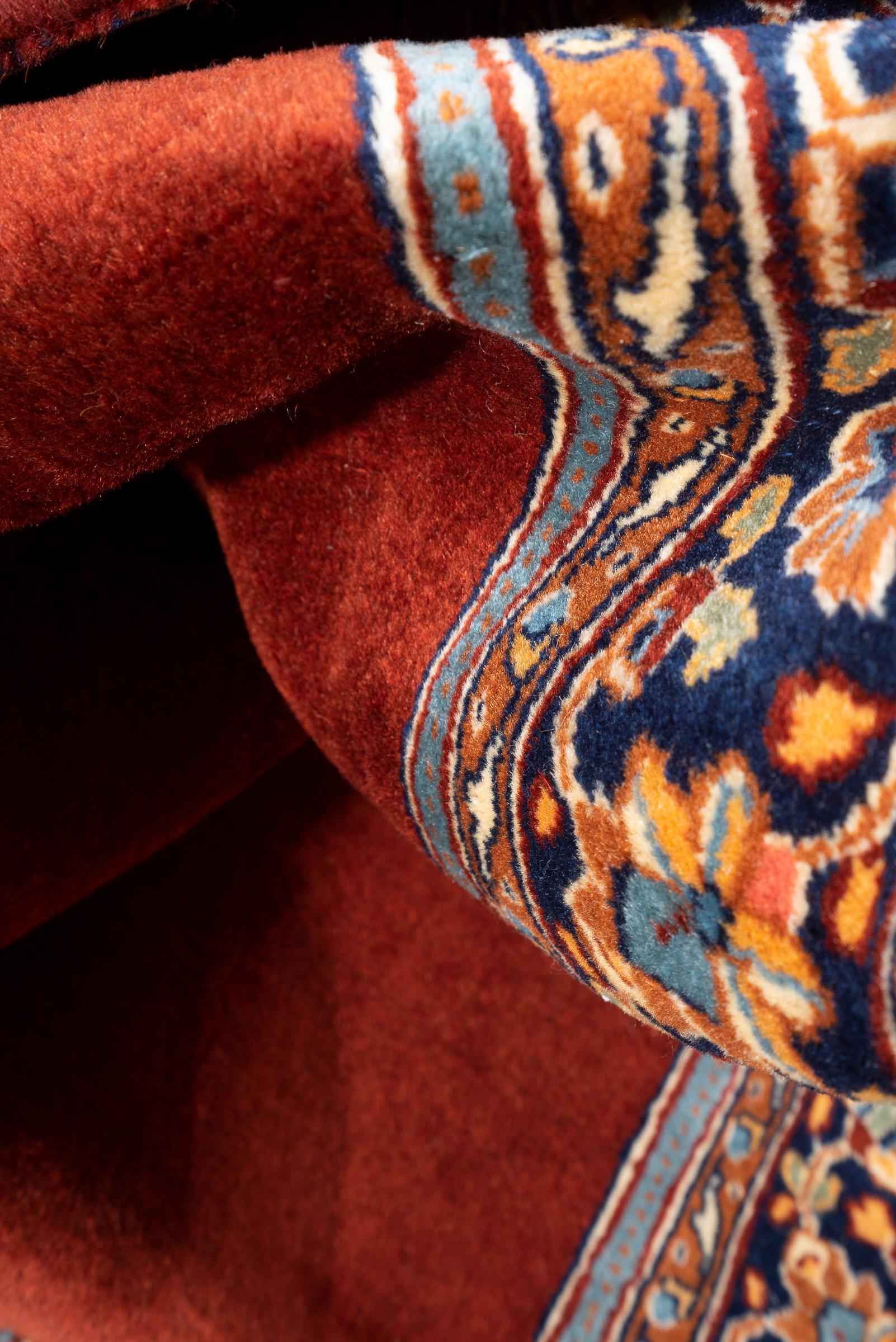 Vintage Fine Kerman Persian Runner Rug
