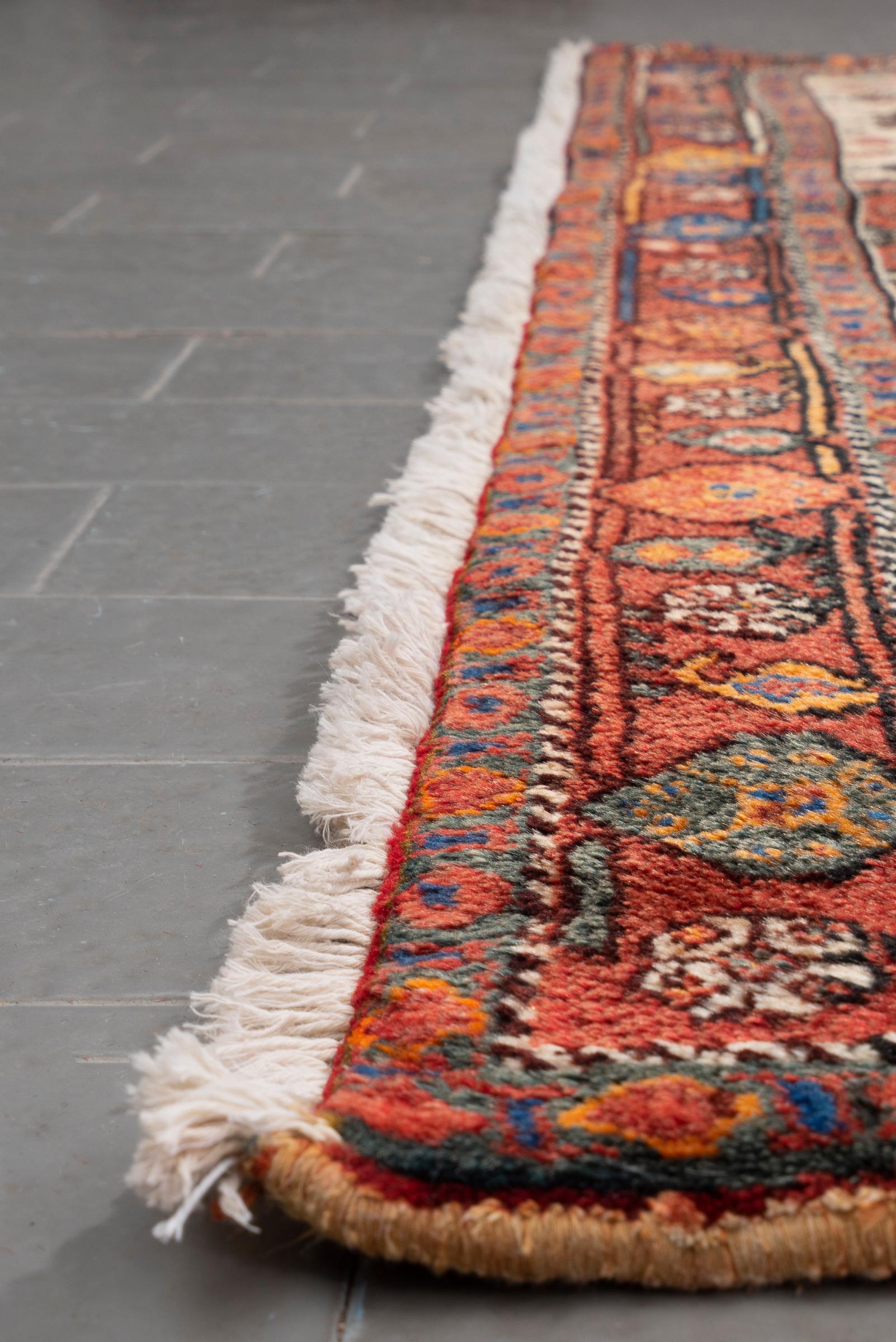 Antique Afshar Lion Carpet 2.6SQM