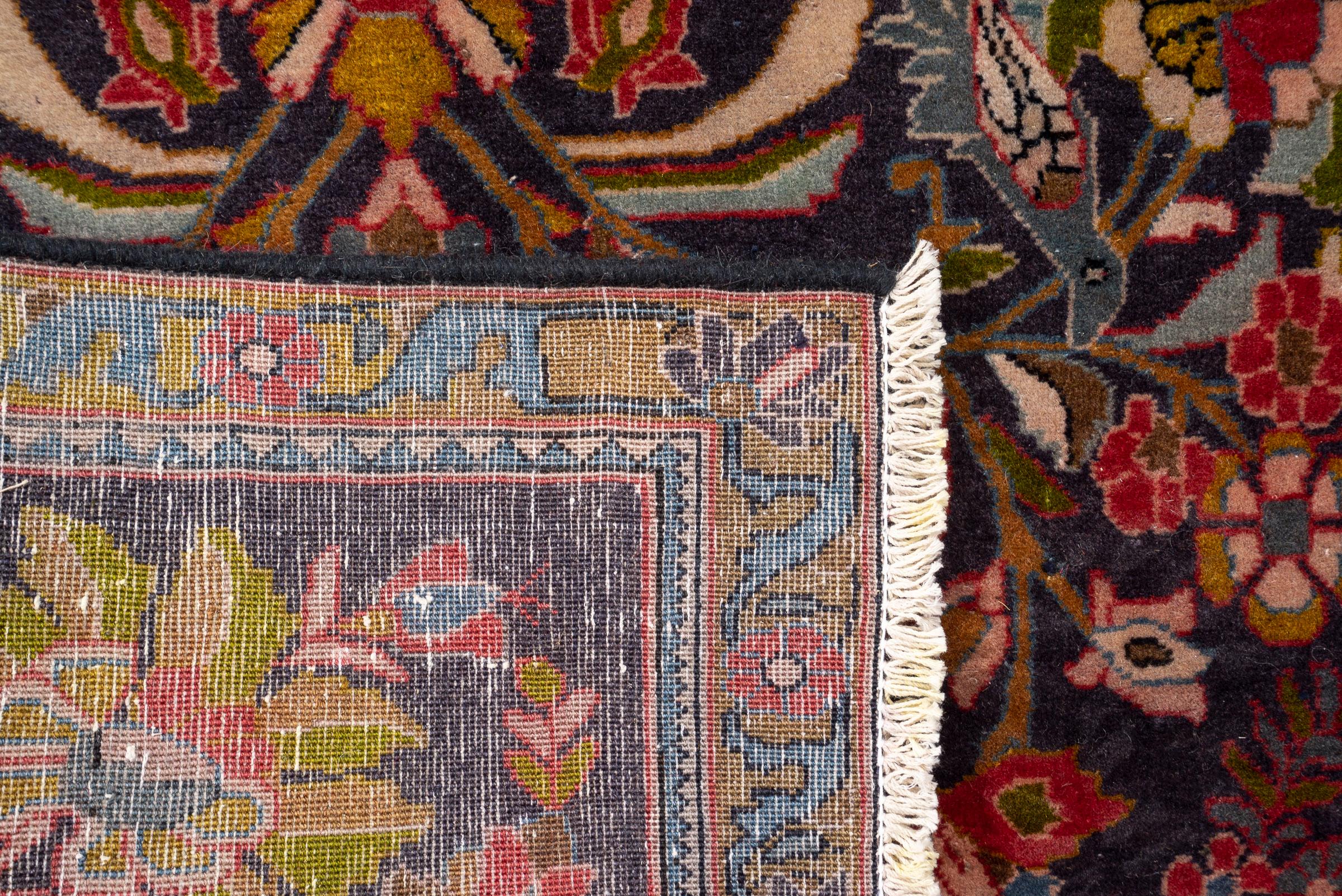 Vintage Kerman Tree of Life Persian Rug