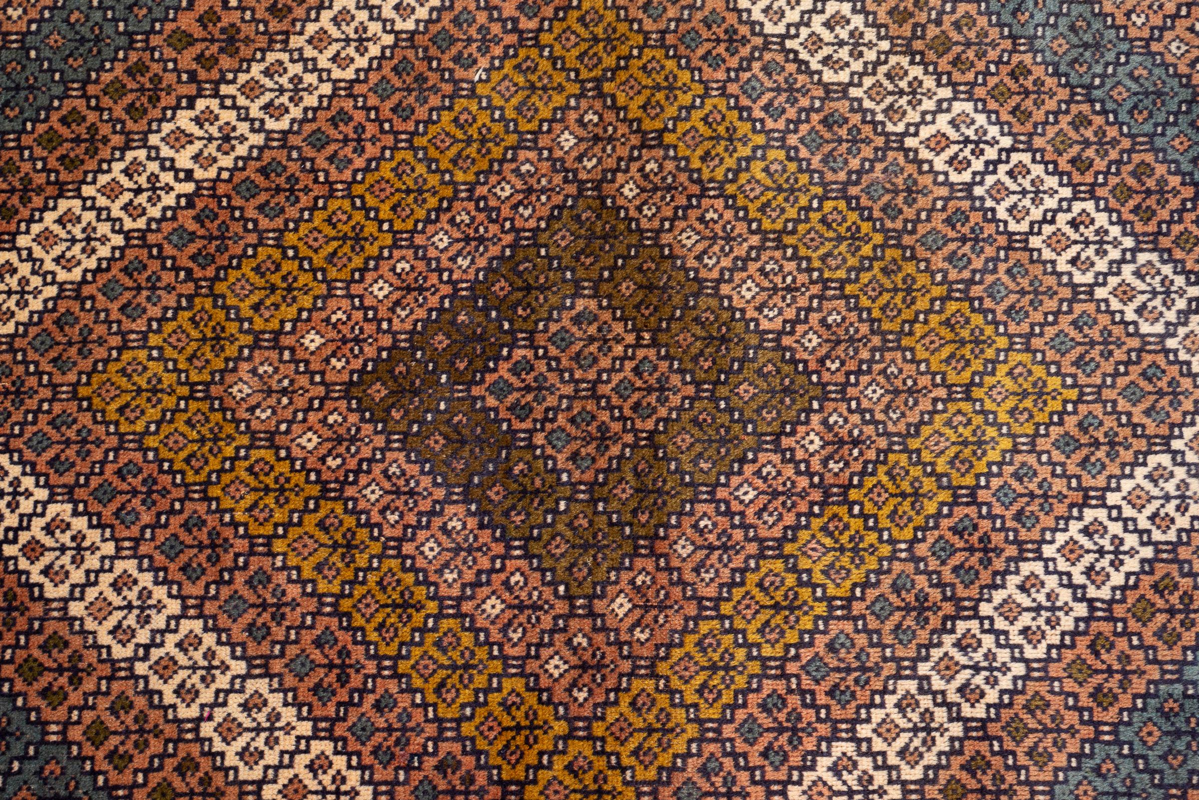 Antique Fine Quchan Camel Wool Muharramat Persian Rug, c. 1900–30