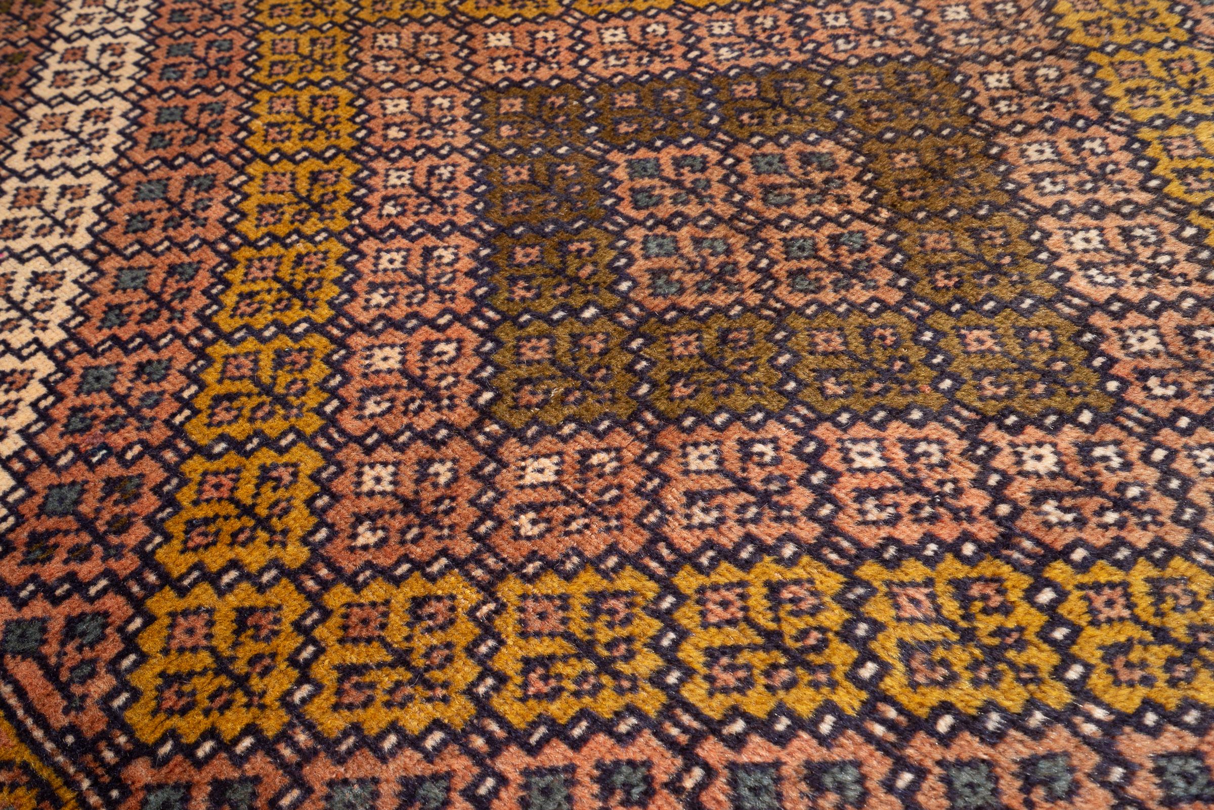 Antique Fine Quchan Camel Wool Muharramat Persian Rug, c. 1900–30