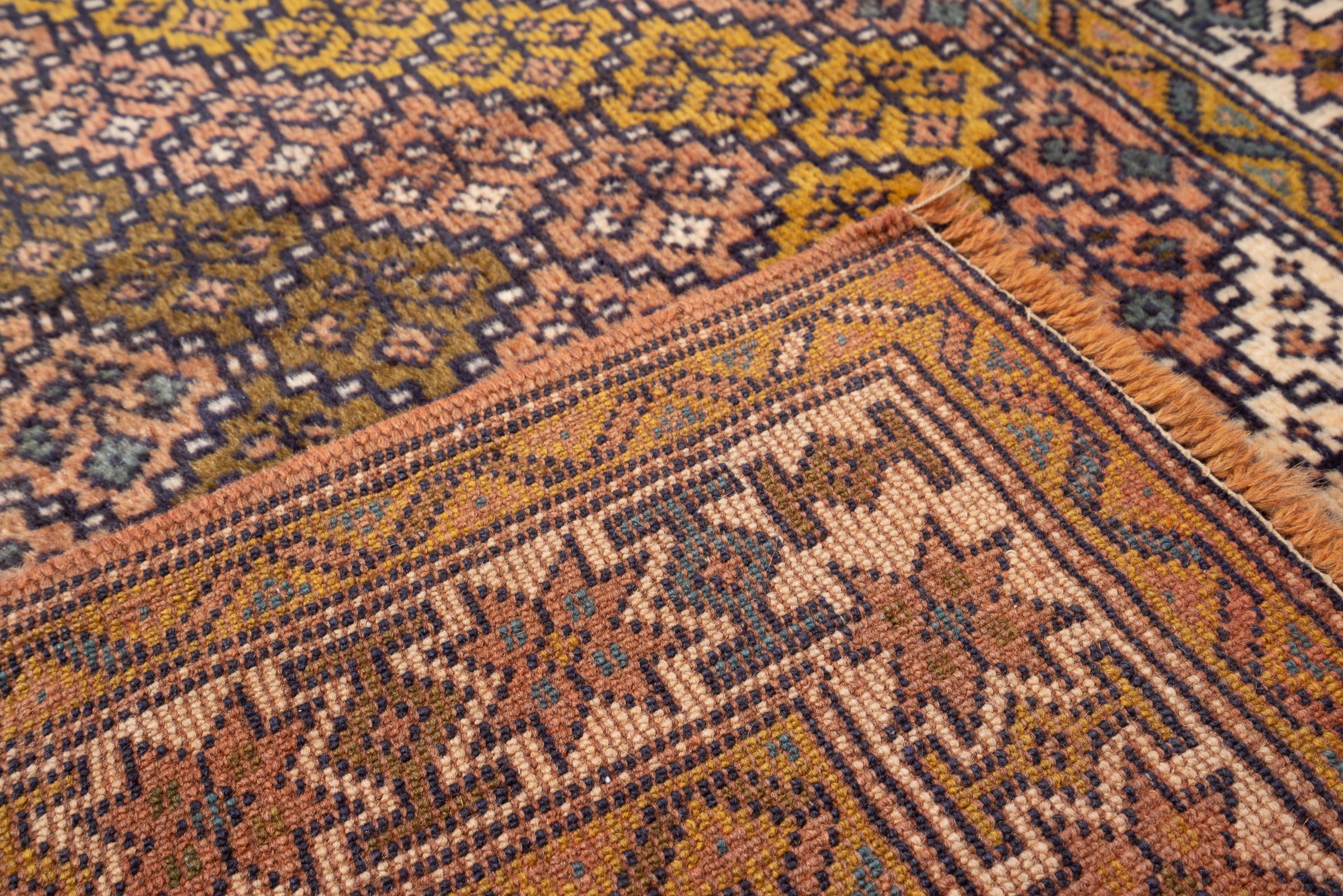 Antique Fine Quchan Camel Wool Muharramat Persian Rug, c. 1900–30
