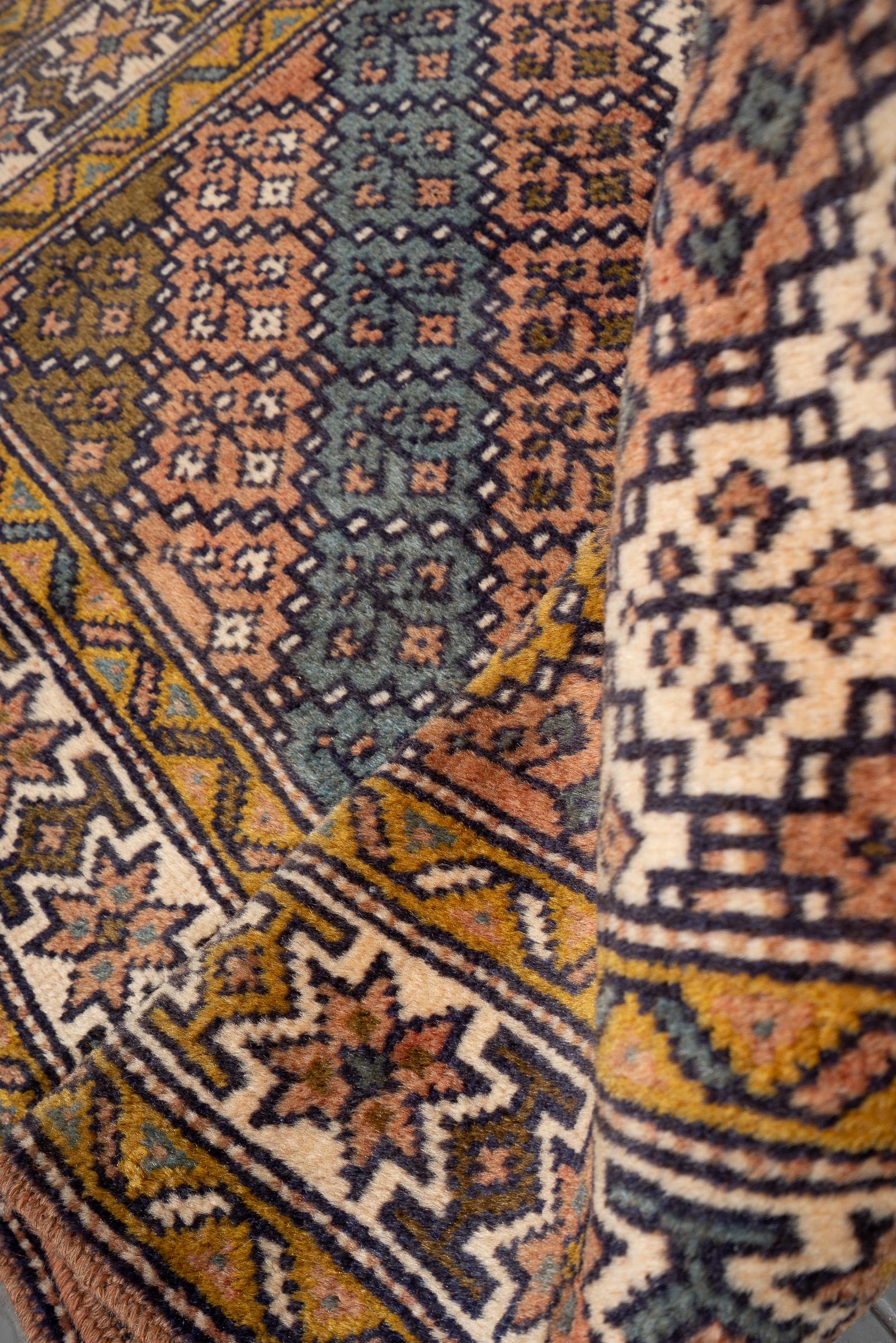Antique Fine Quchan Camel Wool Muharramat Persian Rug, c. 1900–30