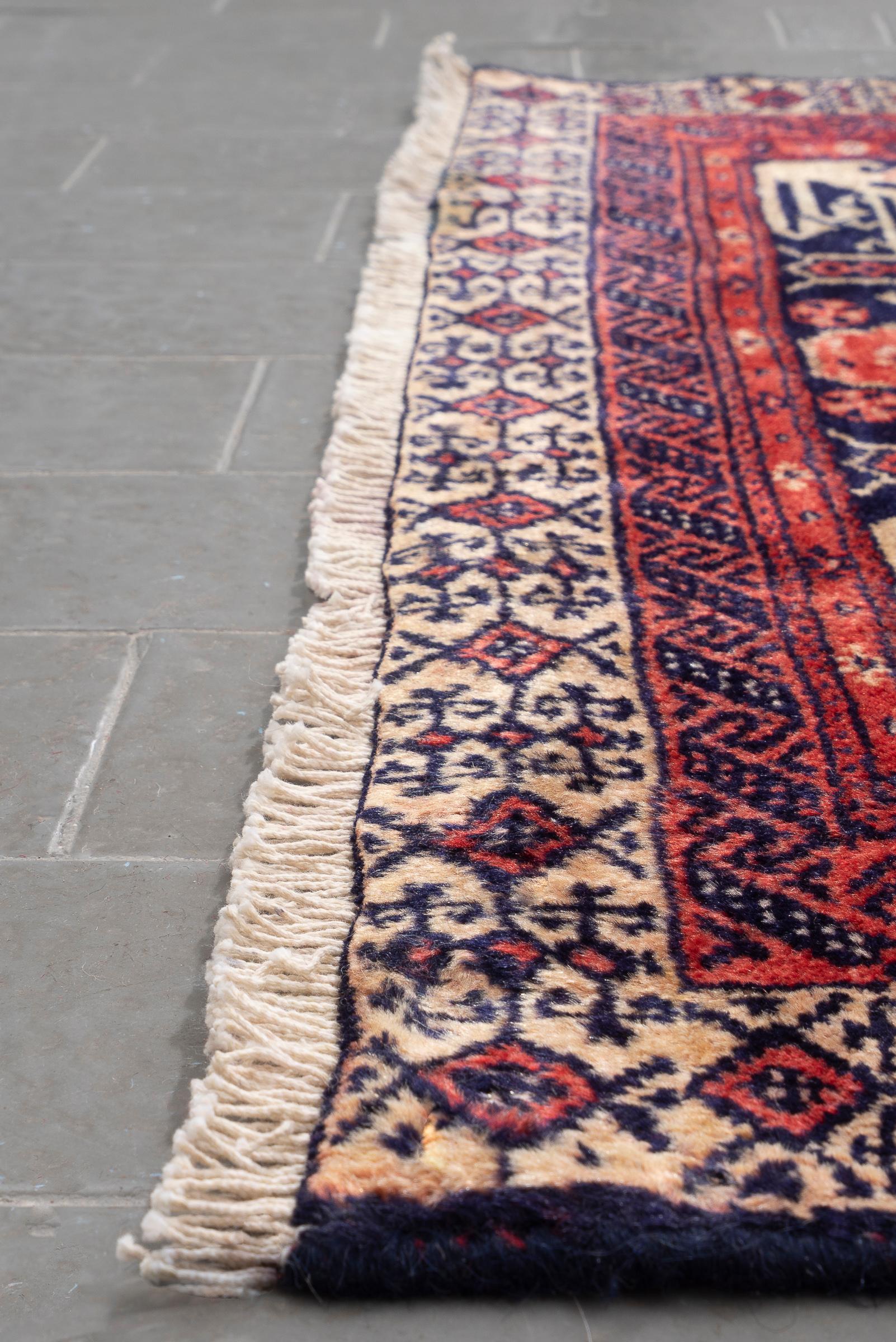 Antique Baluch Khorasan Morqi Persian Rug