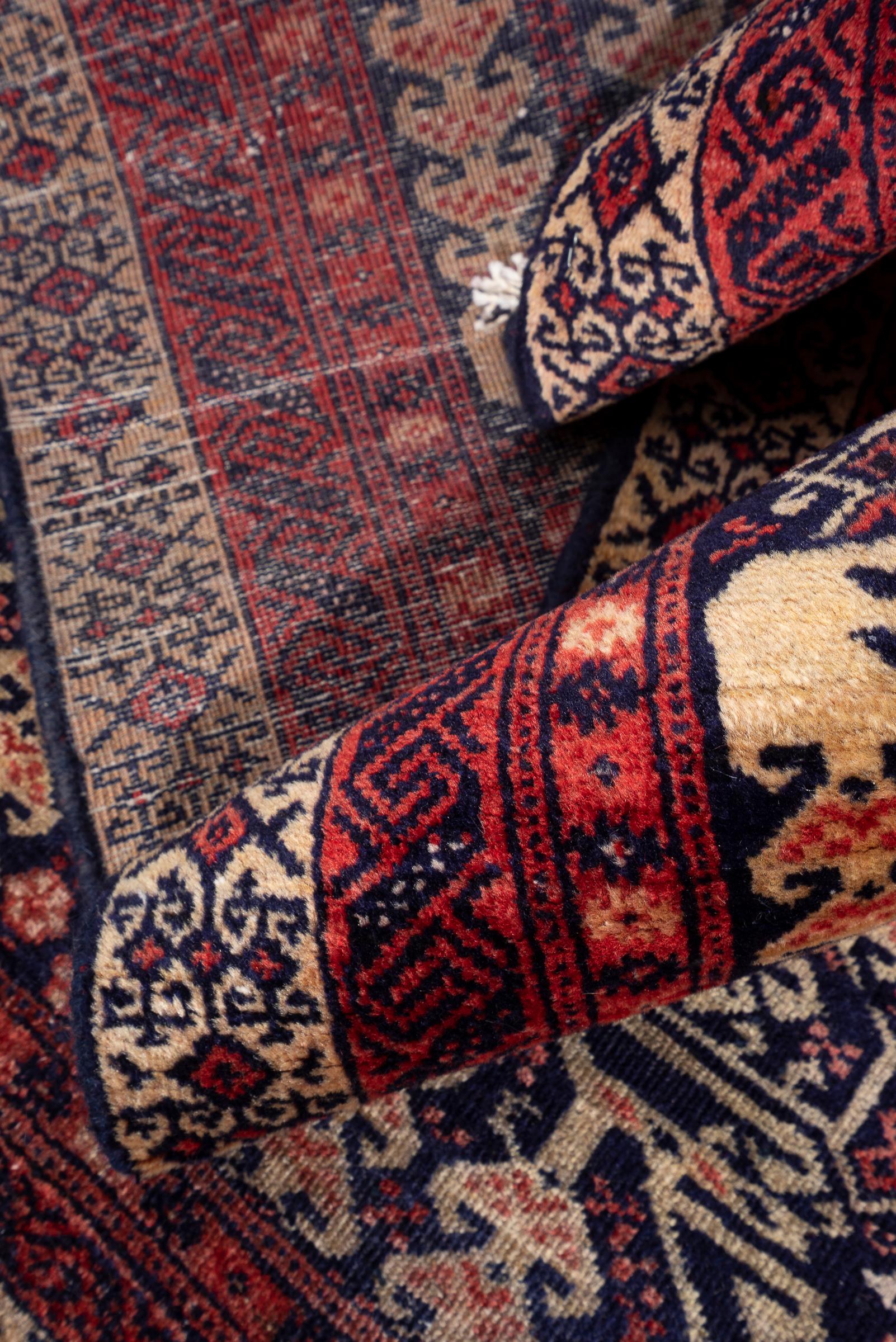 Antique Baluch Khorasan Morqi Persian Rug