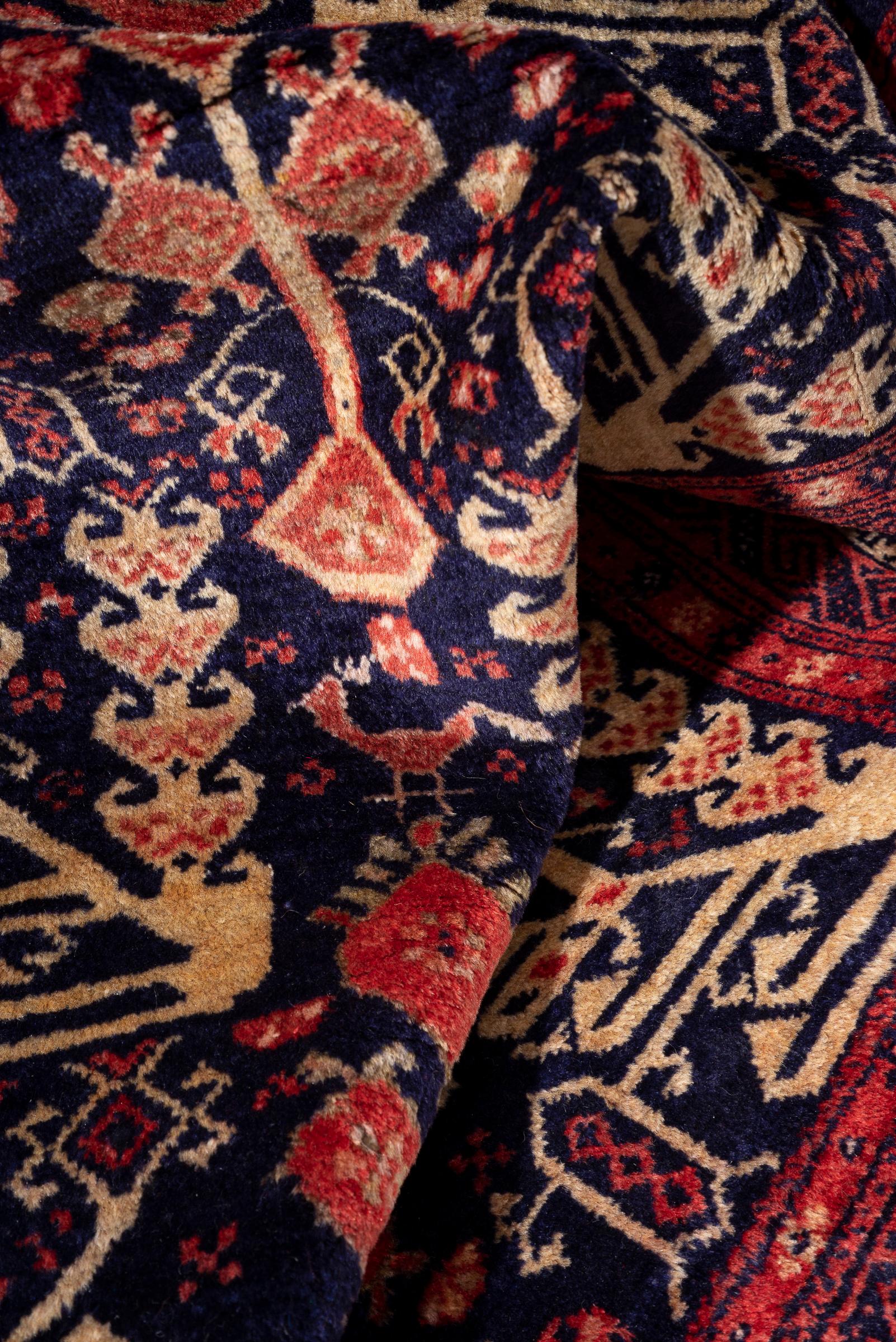 Antique Baluch Khorasan Morqi Persian Rug