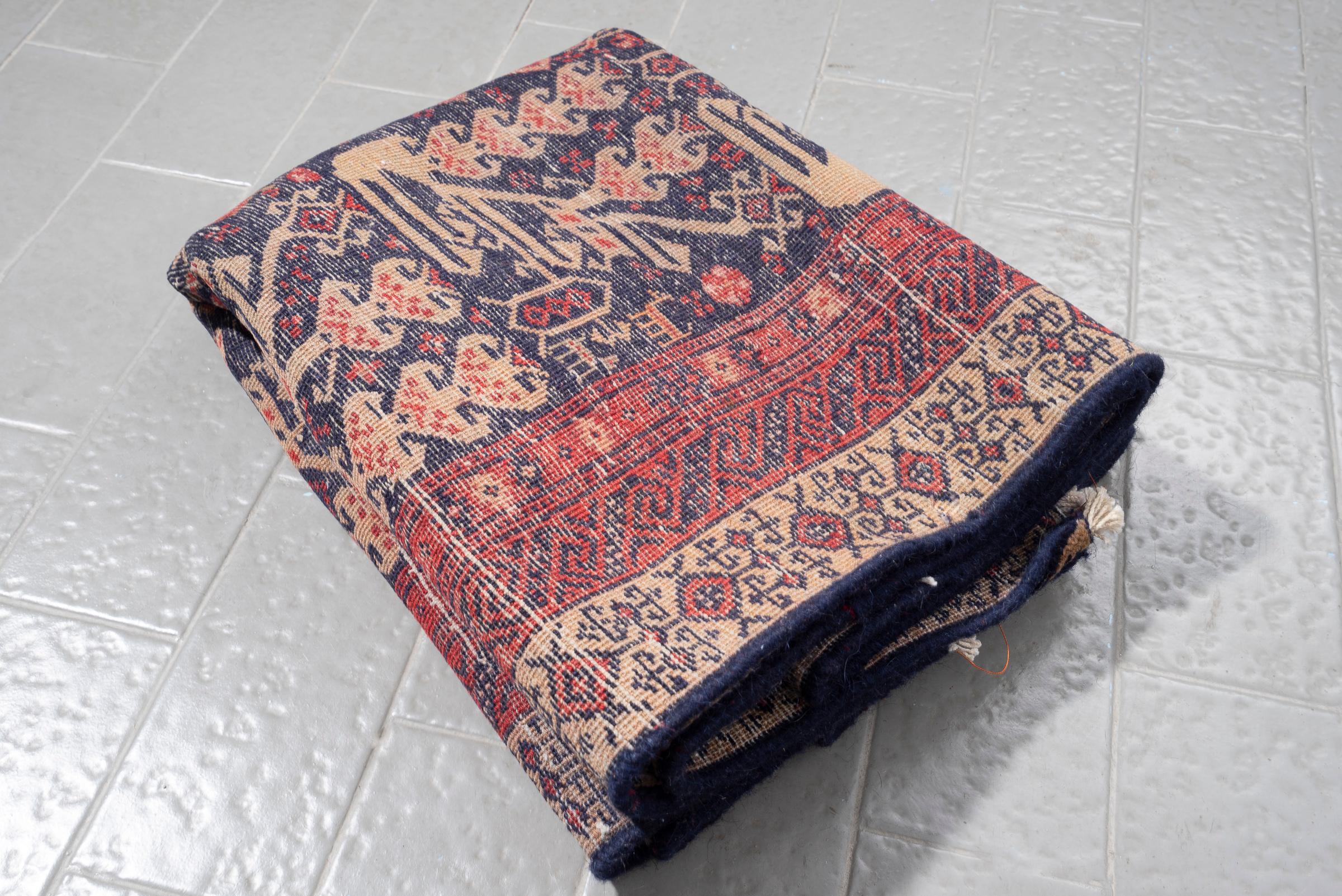 Antique Baluch Khorasan Morqi Persian Rug
