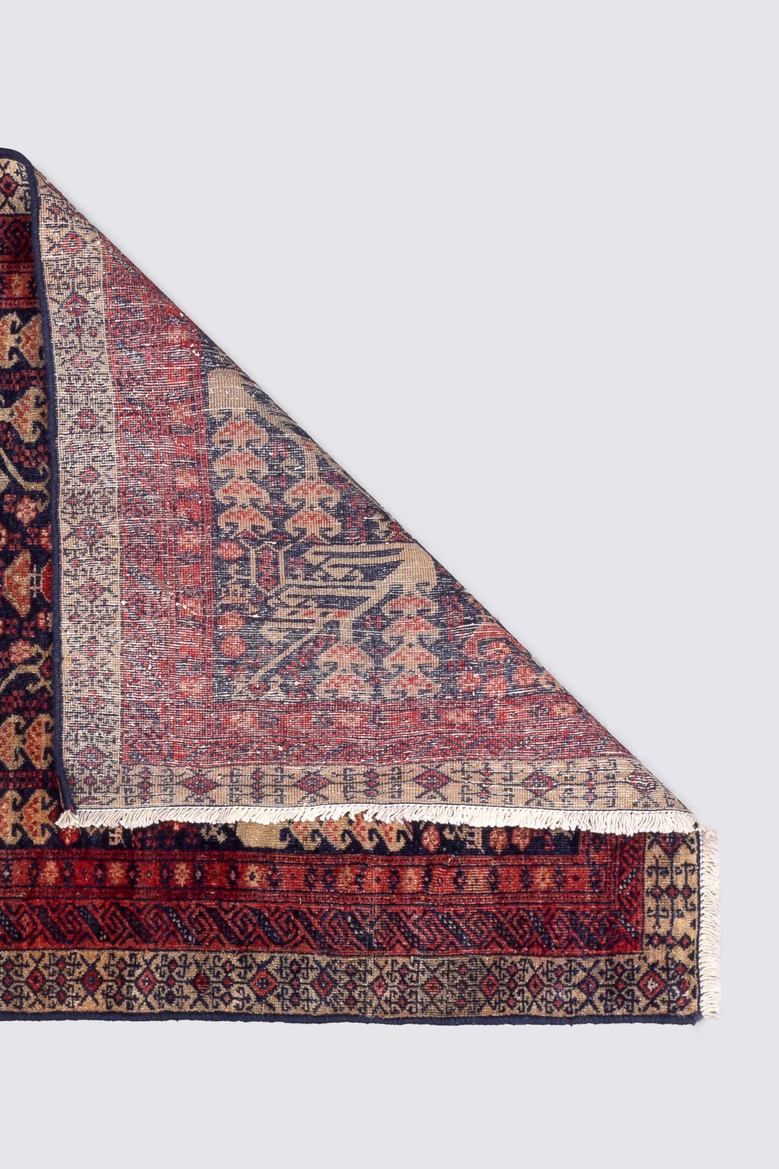 Antique Baluch Khorasan Morqi Persian Rug