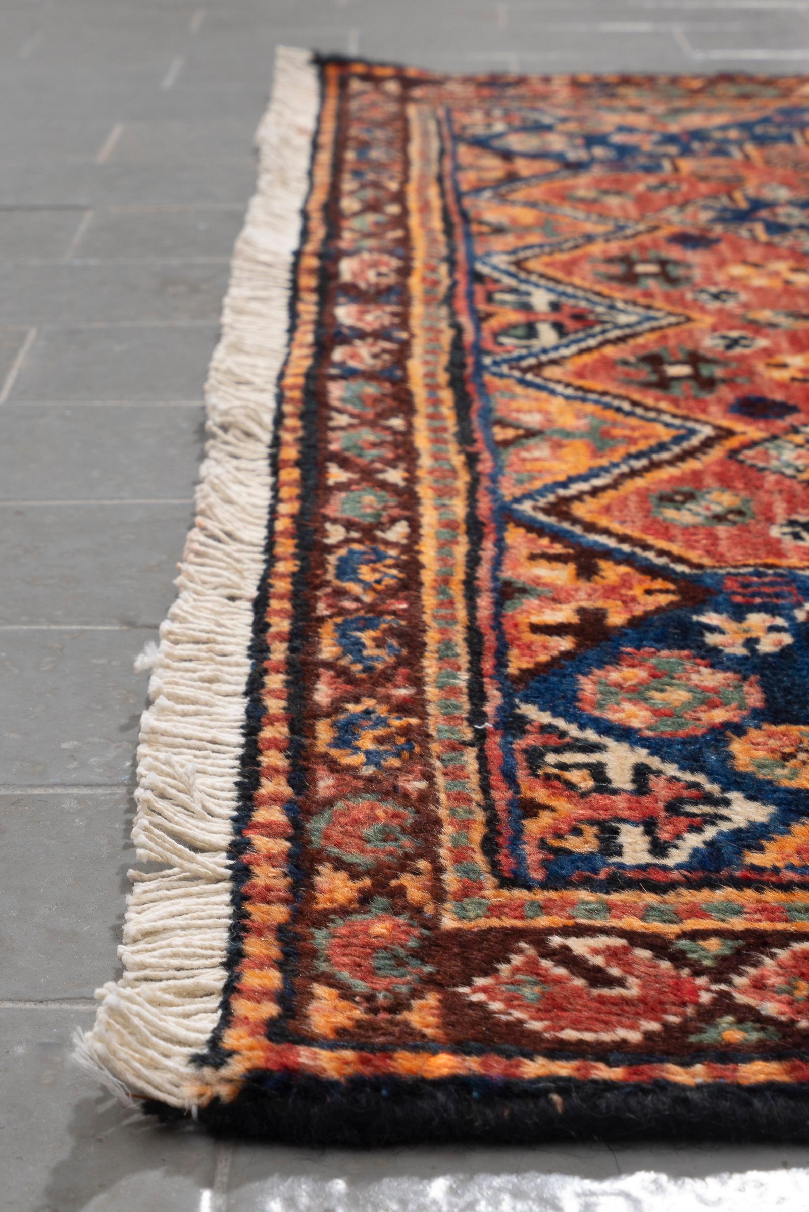 Antique Qashqai Bavanat Persian Rug
