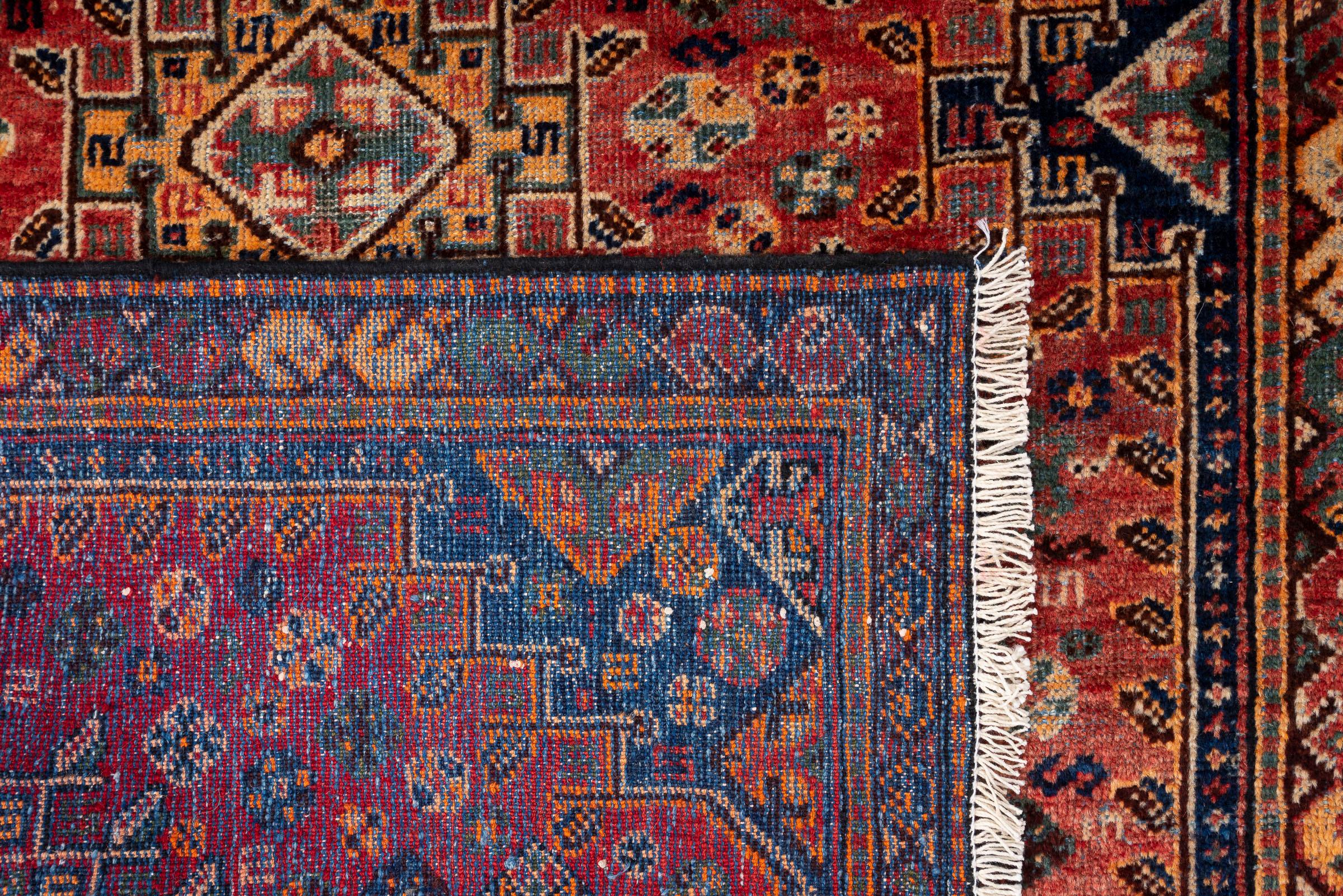 Antique Qashqai Bavanat Persian Rug