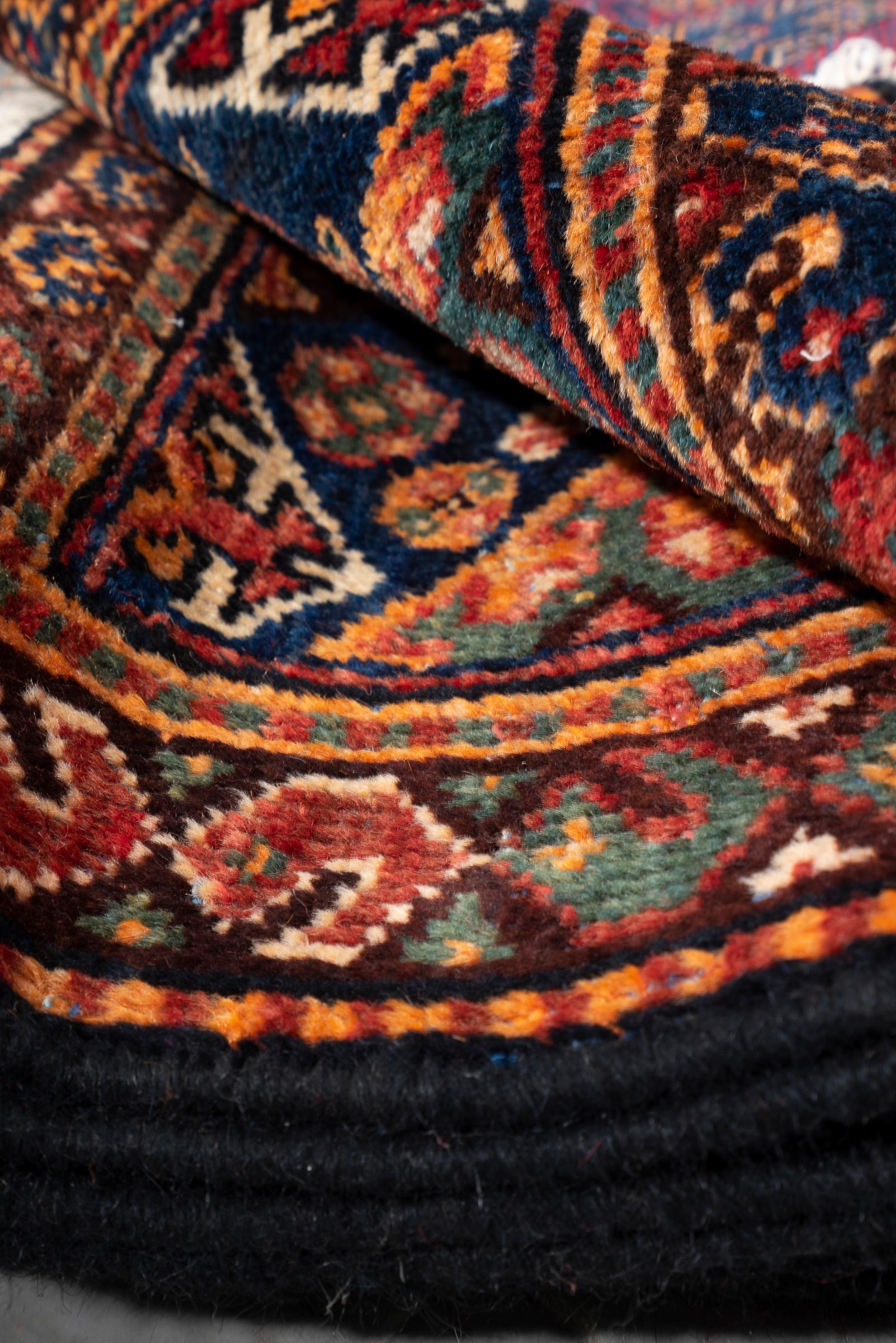 Antique Qashqai Bavanat Persian Rug