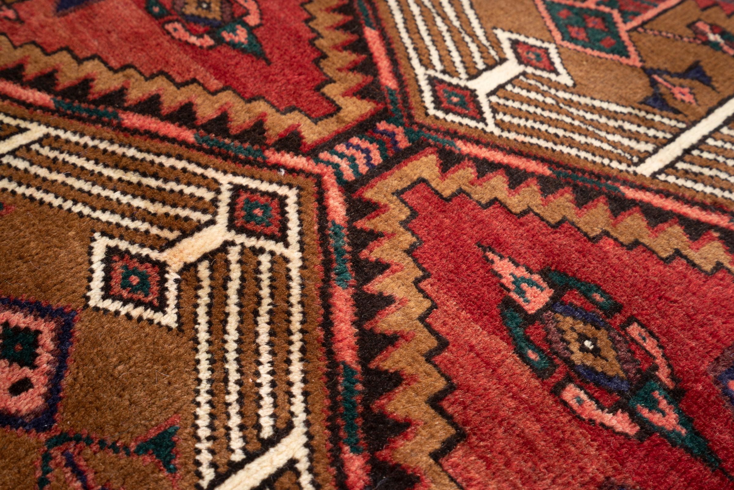 Vintage Sarab Qalami Persian Runner Rug