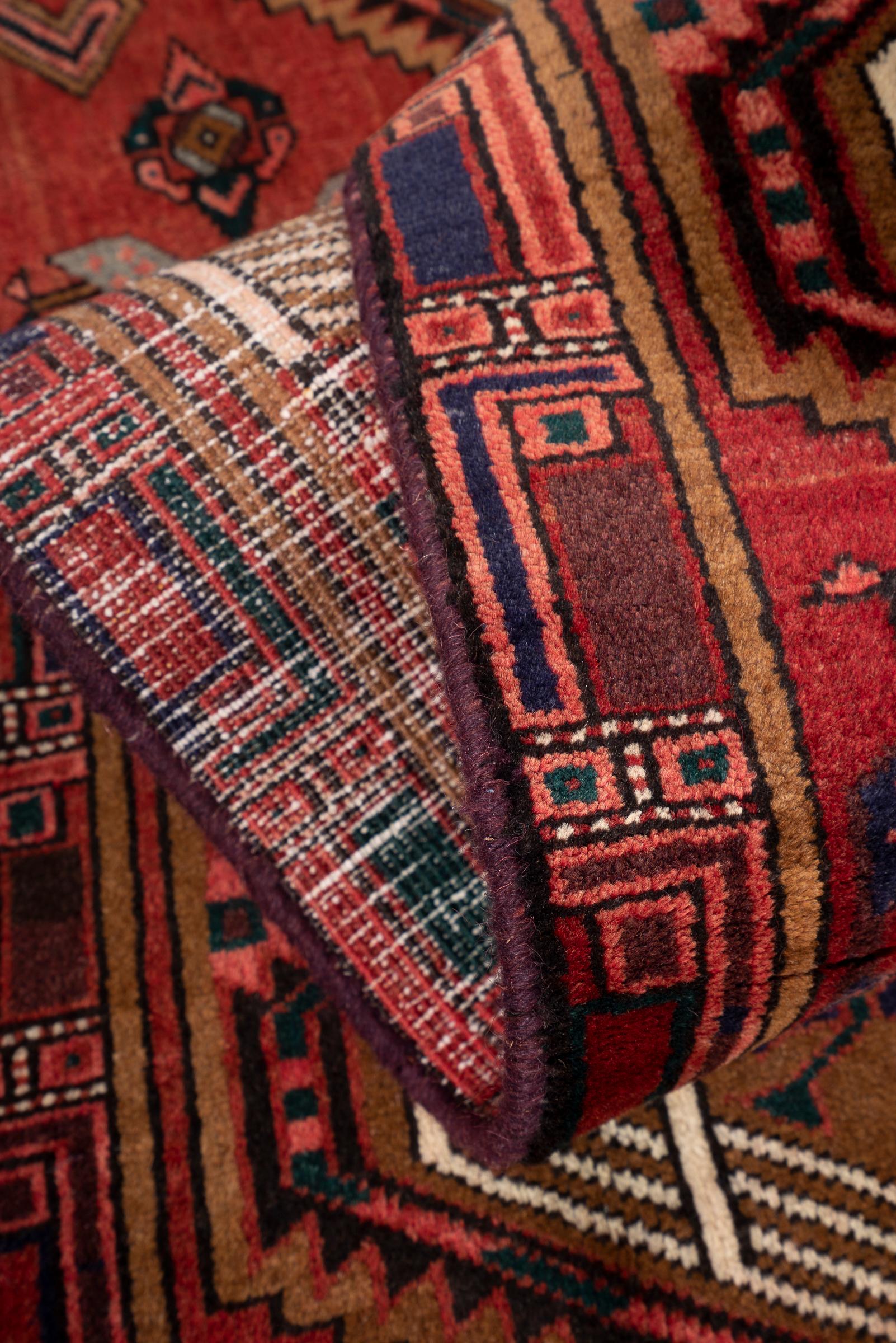 Vintage Sarab Qalami Persian Runner Rug
