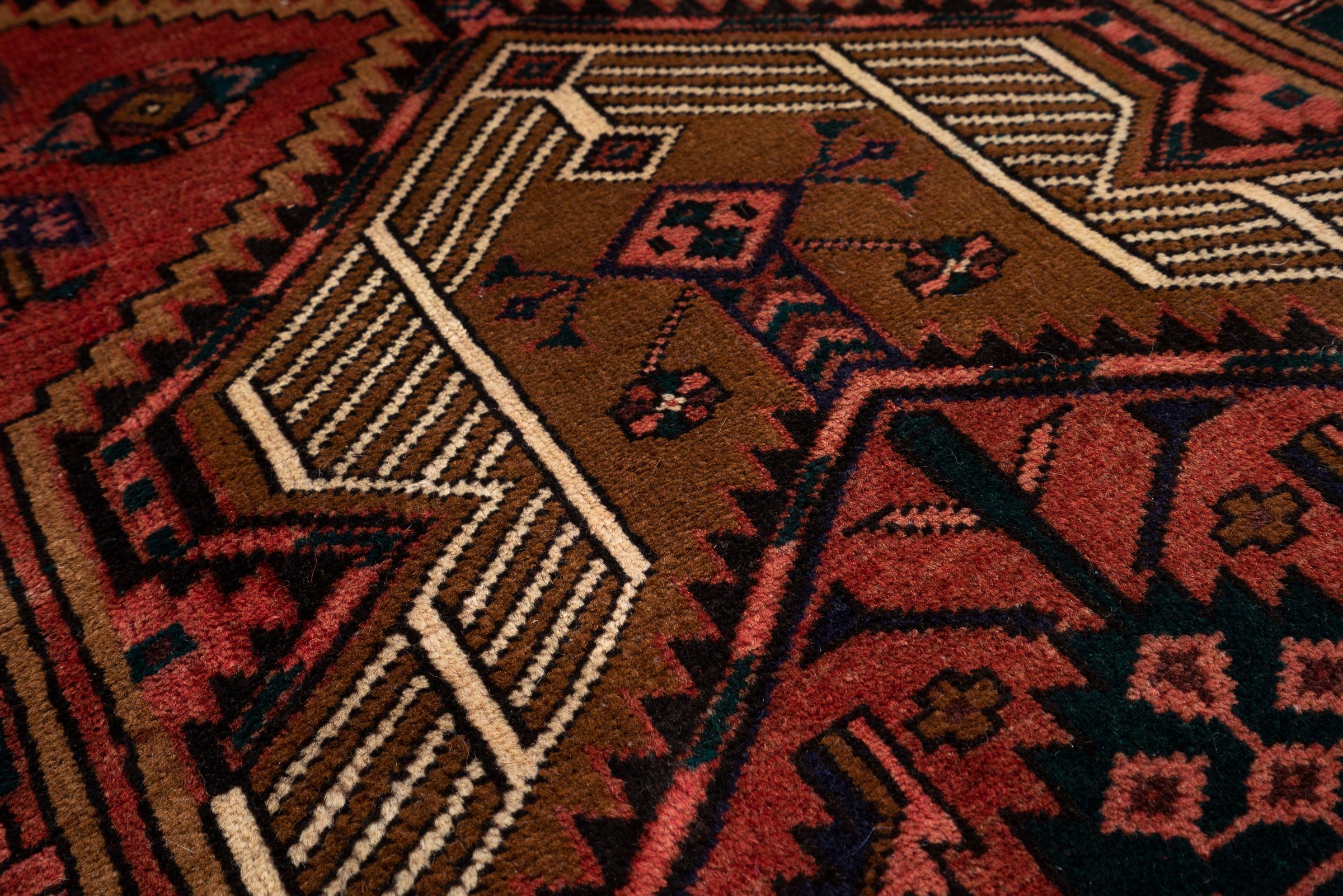 Vintage Sarab Qalami Persian Runner Rug