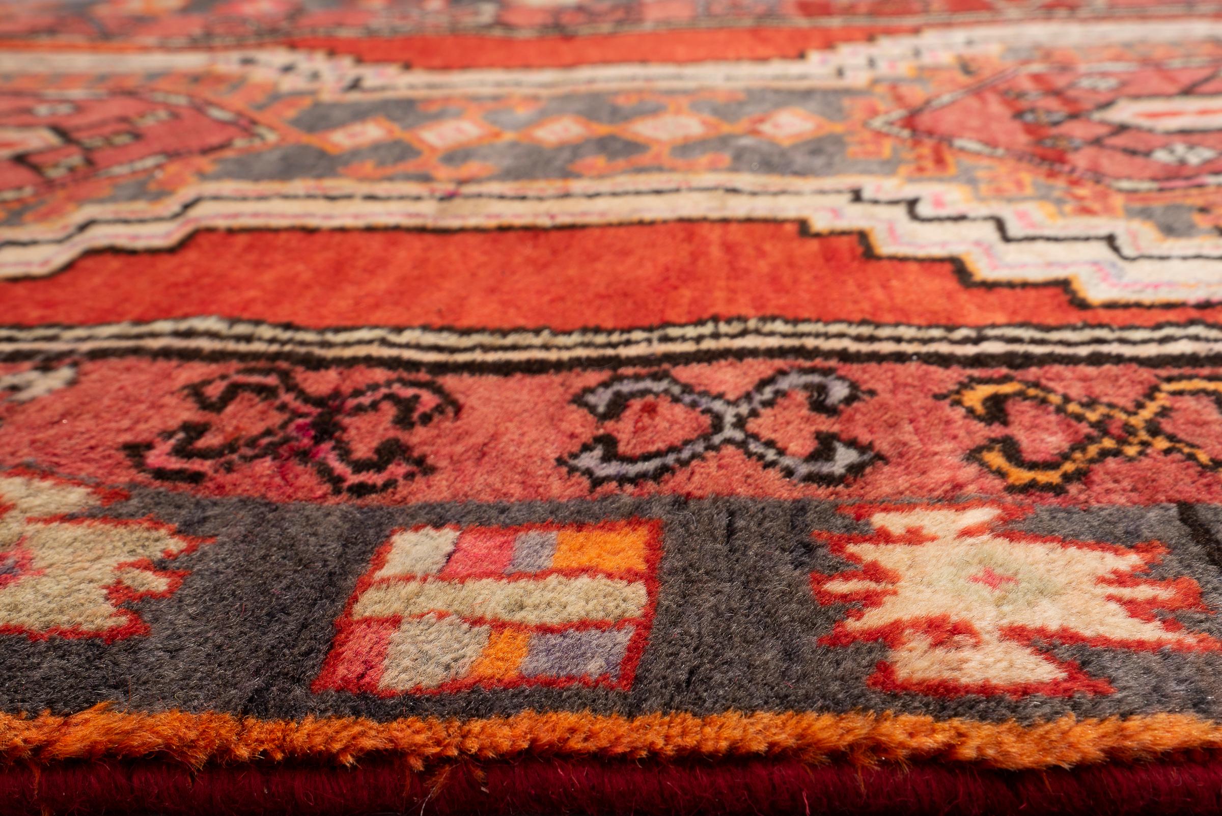 Vintage Sarab Persian Runner Rug
