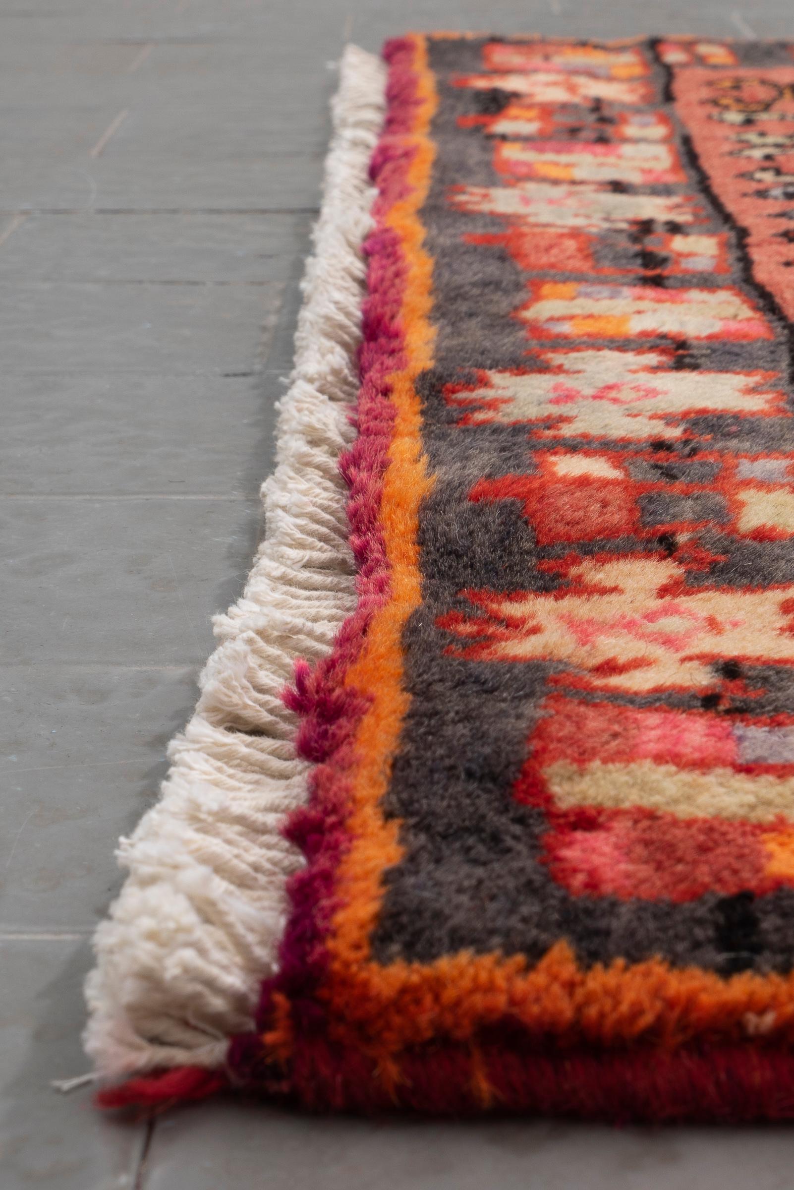 Vintage Sarab Persian Runner Rug