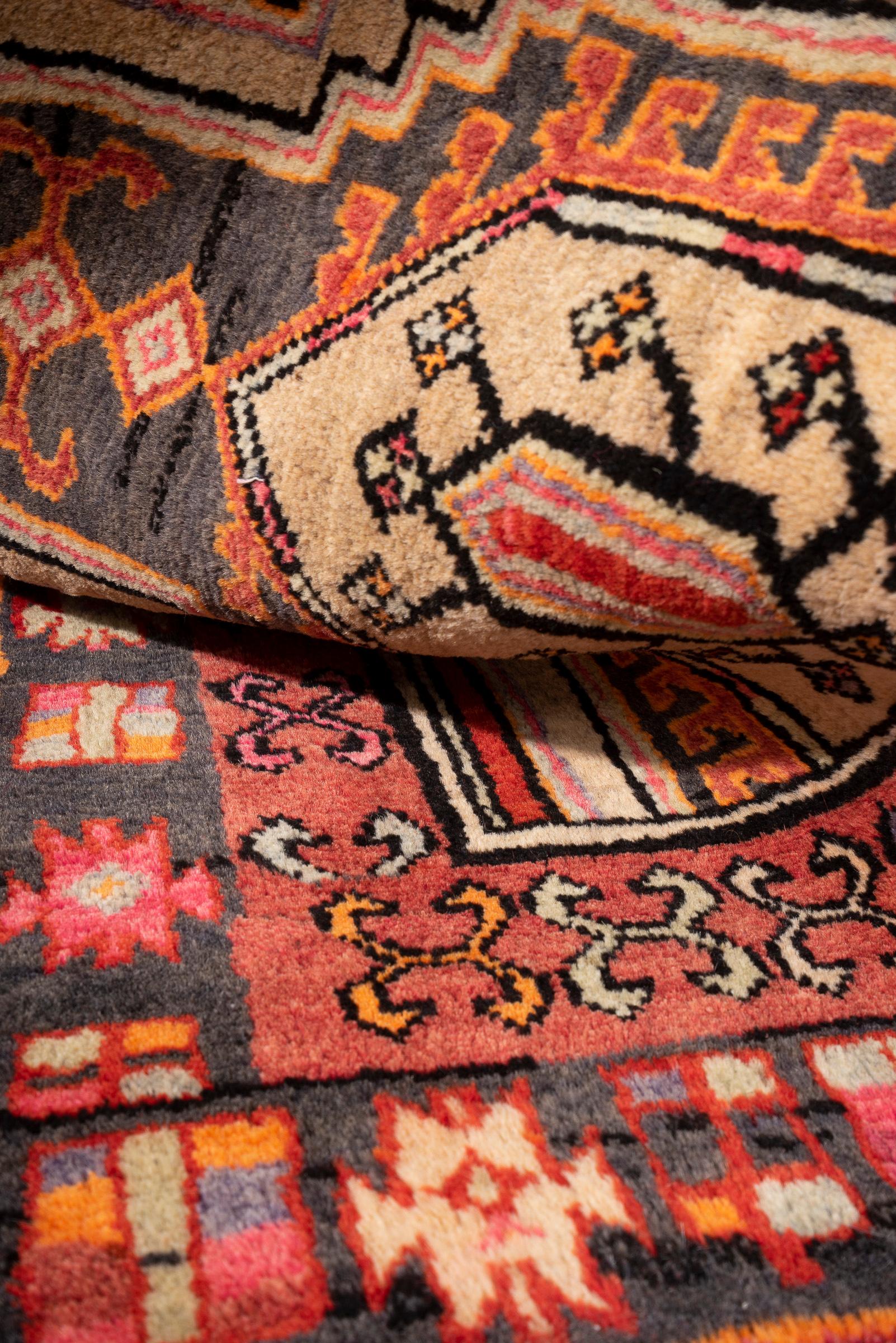 Vintage Sarab Persian Runner Rug