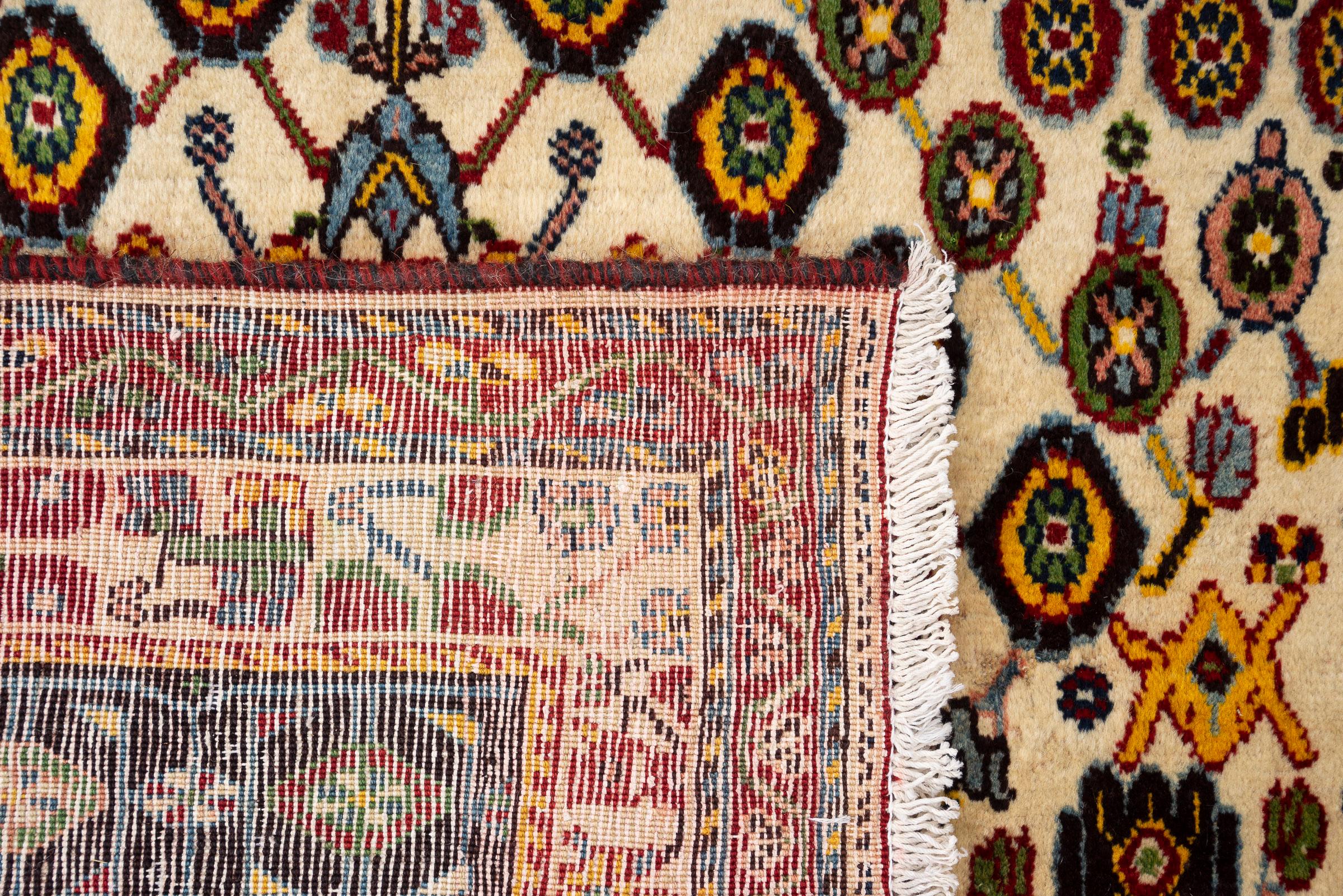 Vintage Fine Kashkouli Millefleur Persian Rug, c. 1915–1935