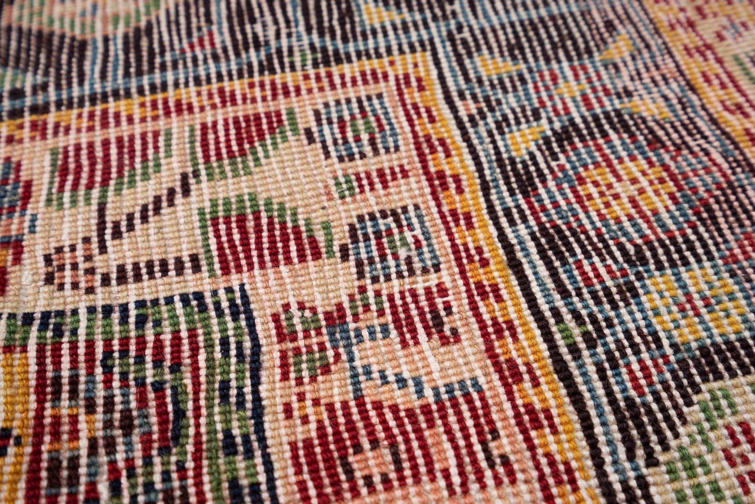 Vintage Fine Kashkouli Millefleur Persian Rug, c. 1915–1935