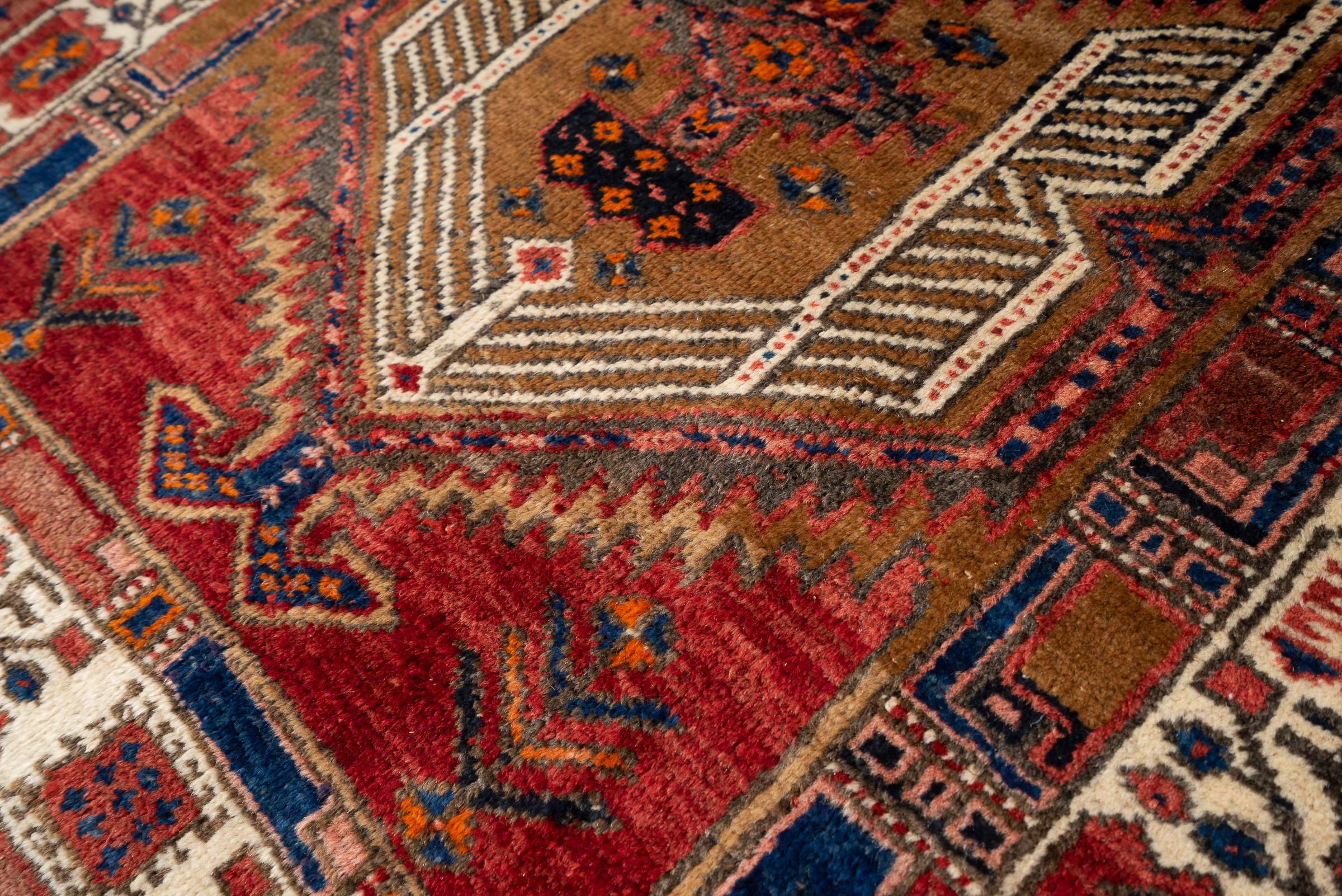 Antique Sarab Qalami Persian Rug
