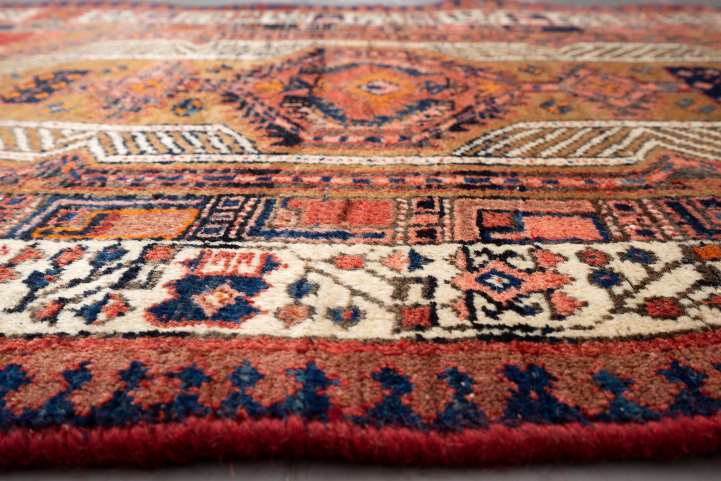 Antique Sarab Qalami Persian Rug