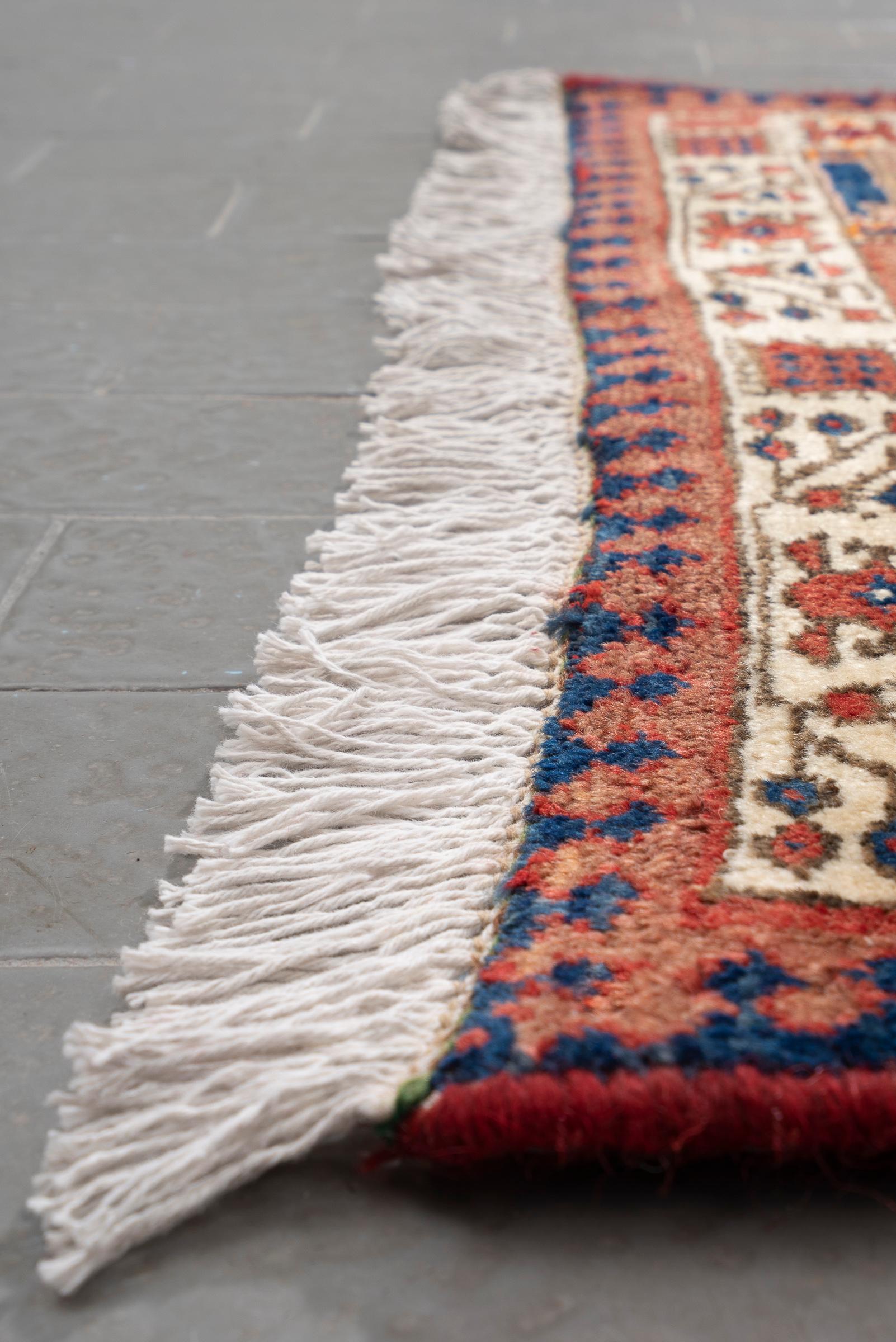 Antique Sarab Qalami Persian Rug