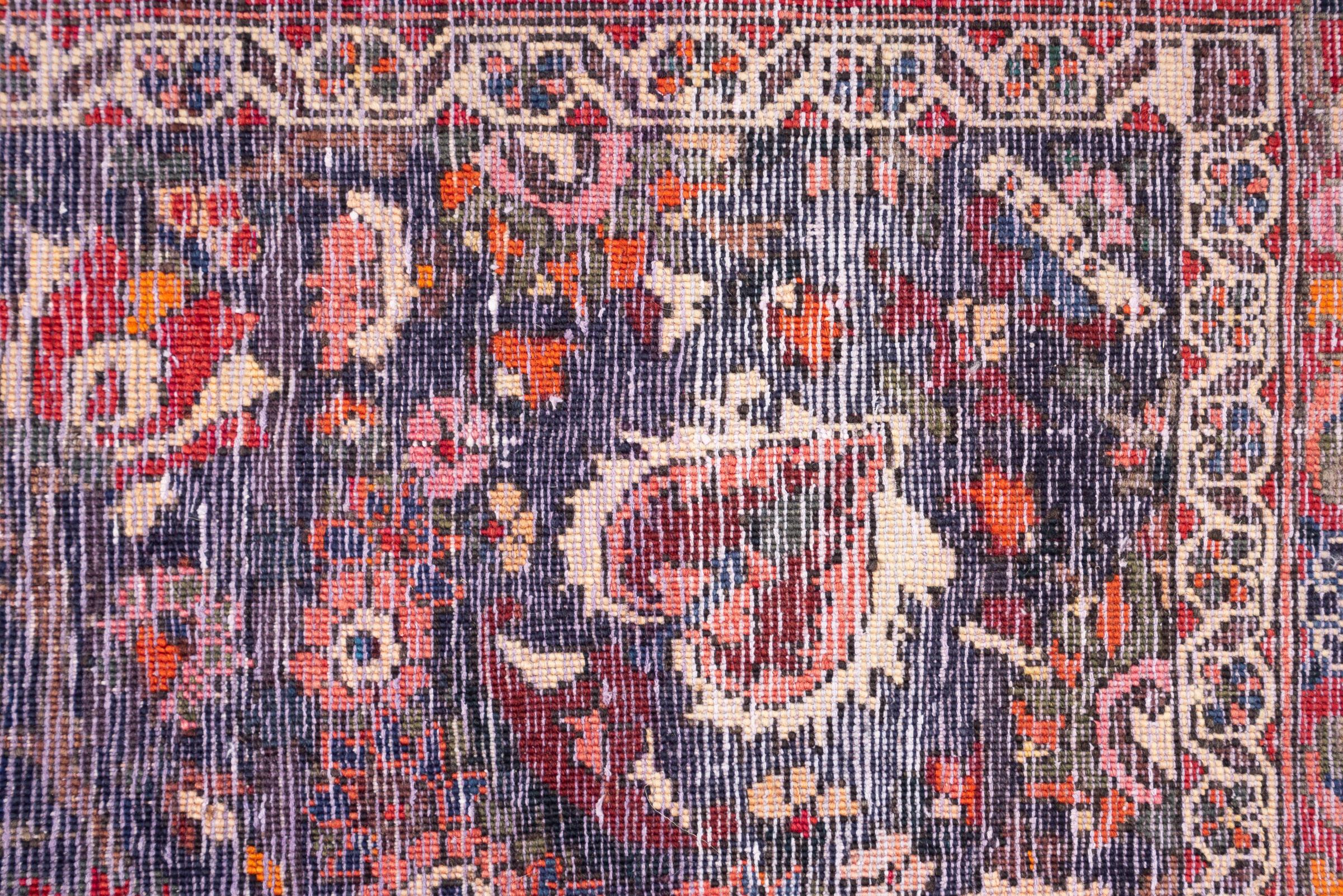 Antique Fine Bakhtiari Lachak Toranj Persian Rug