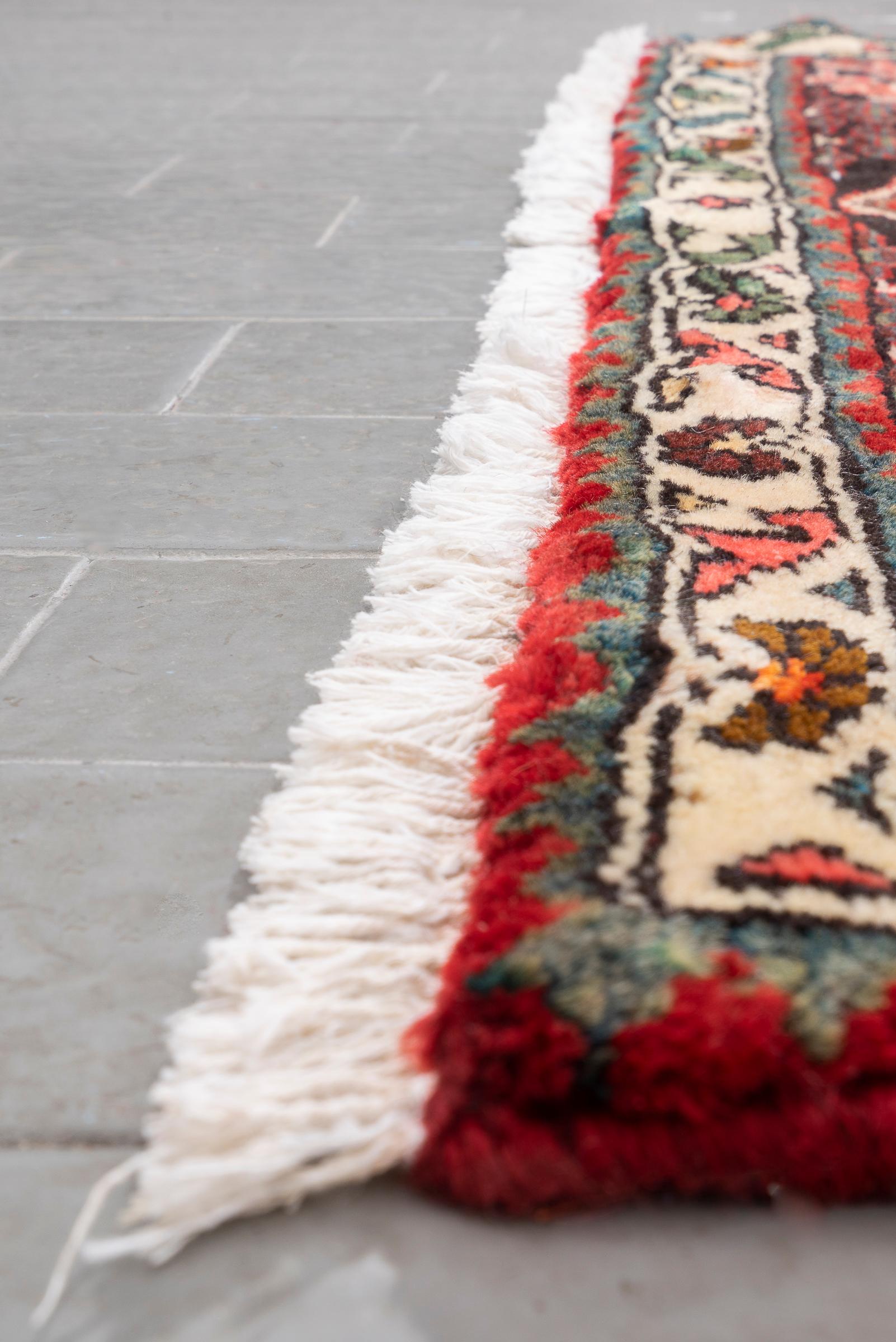 Vintage Shahsavan Saveh Persian Rug