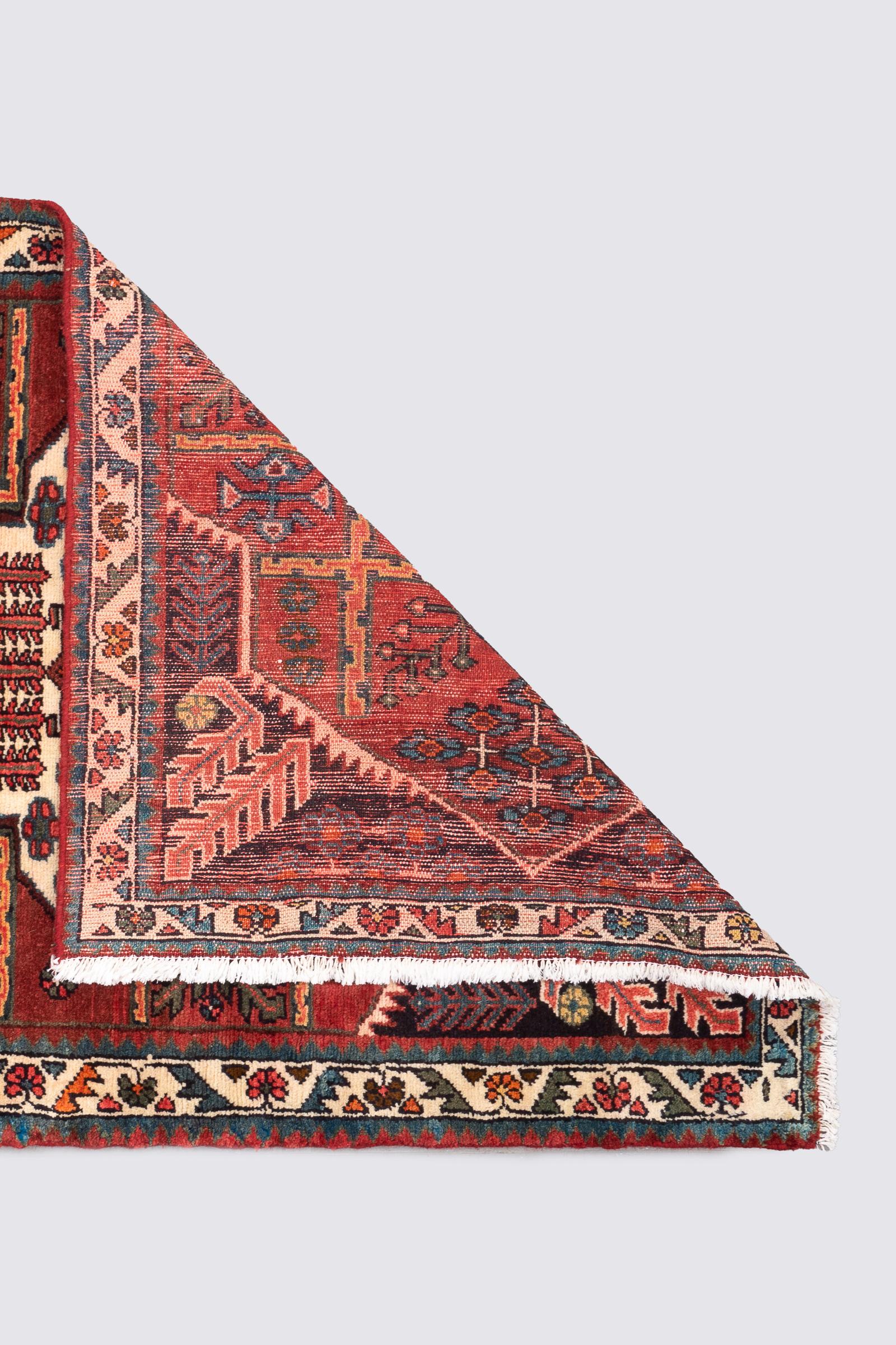 Vintage Shahsavan Saveh Persian Rug