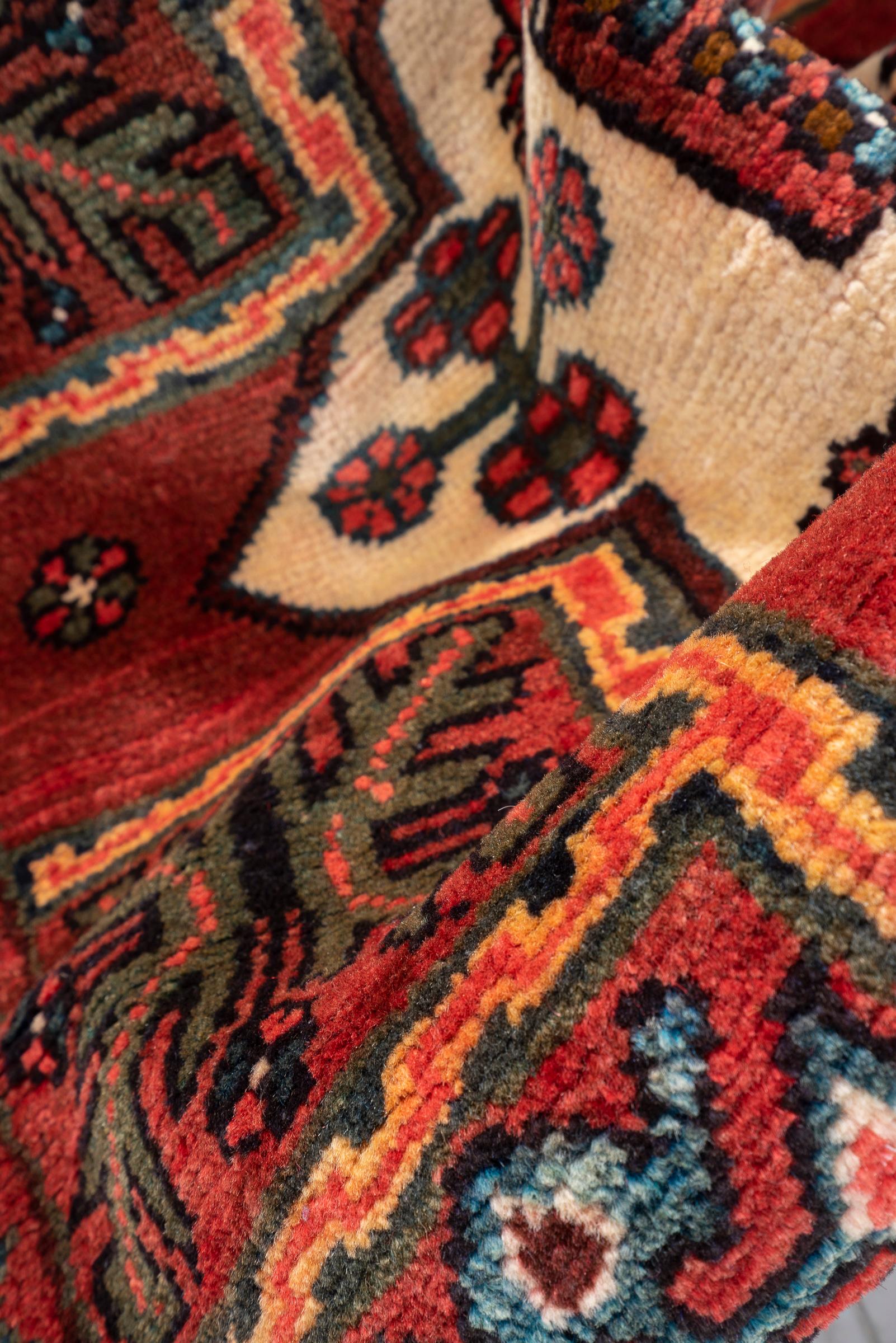 Vintage Shahsavan Saveh Persian Rug