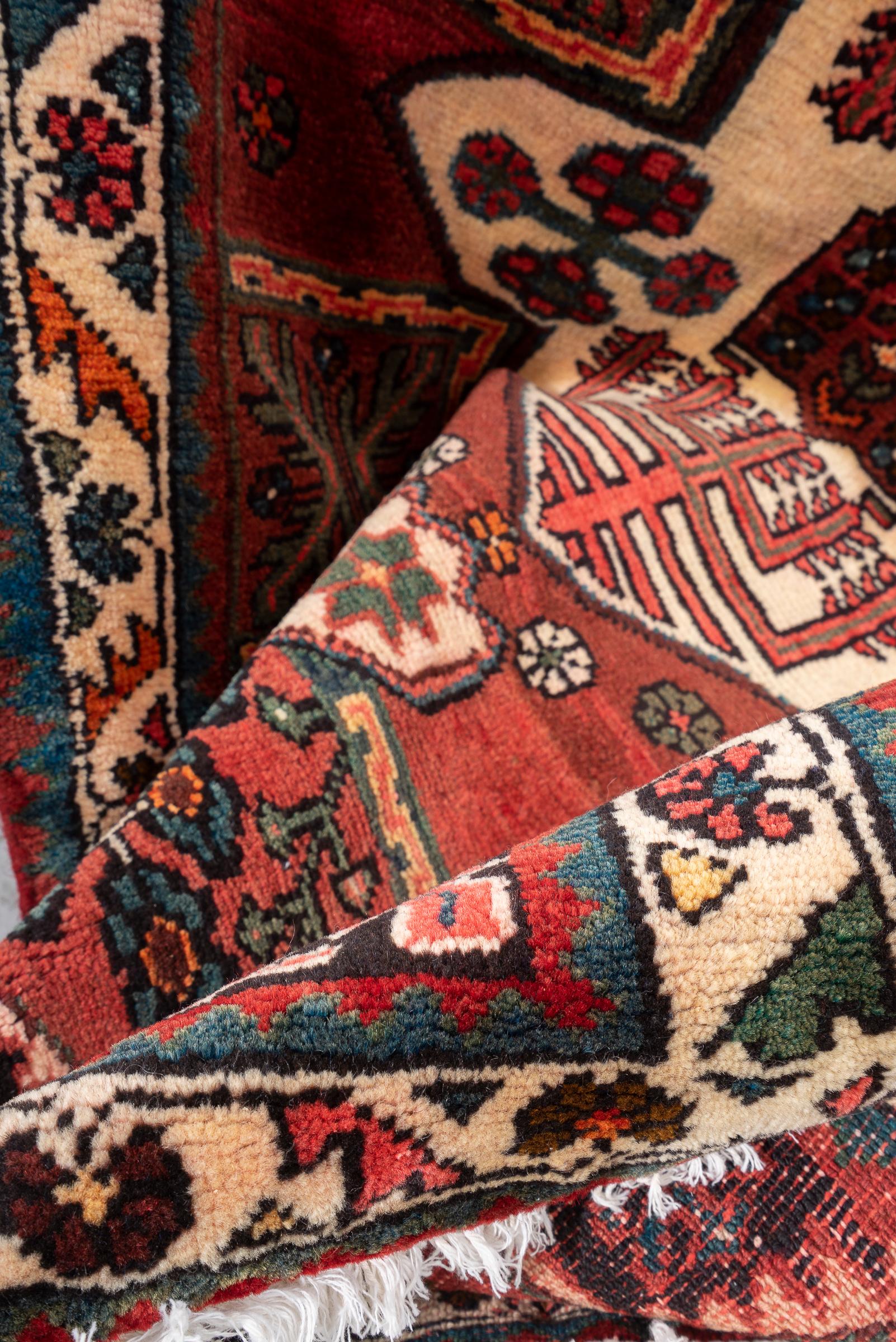 Vintage Shahsavan Saveh Persian Rug