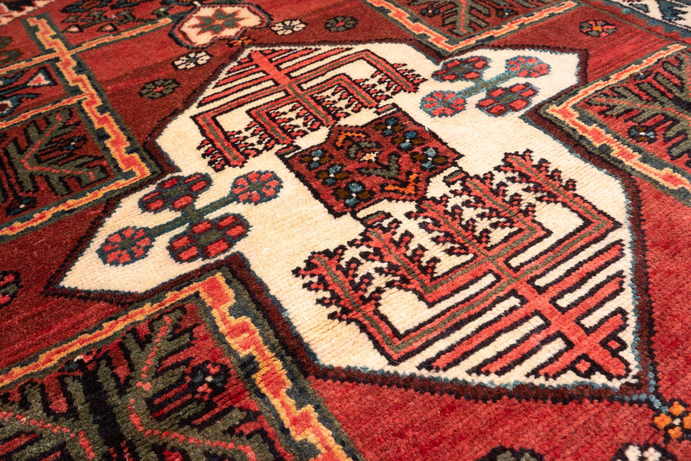 Vintage Shahsavan Saveh Persian Rug