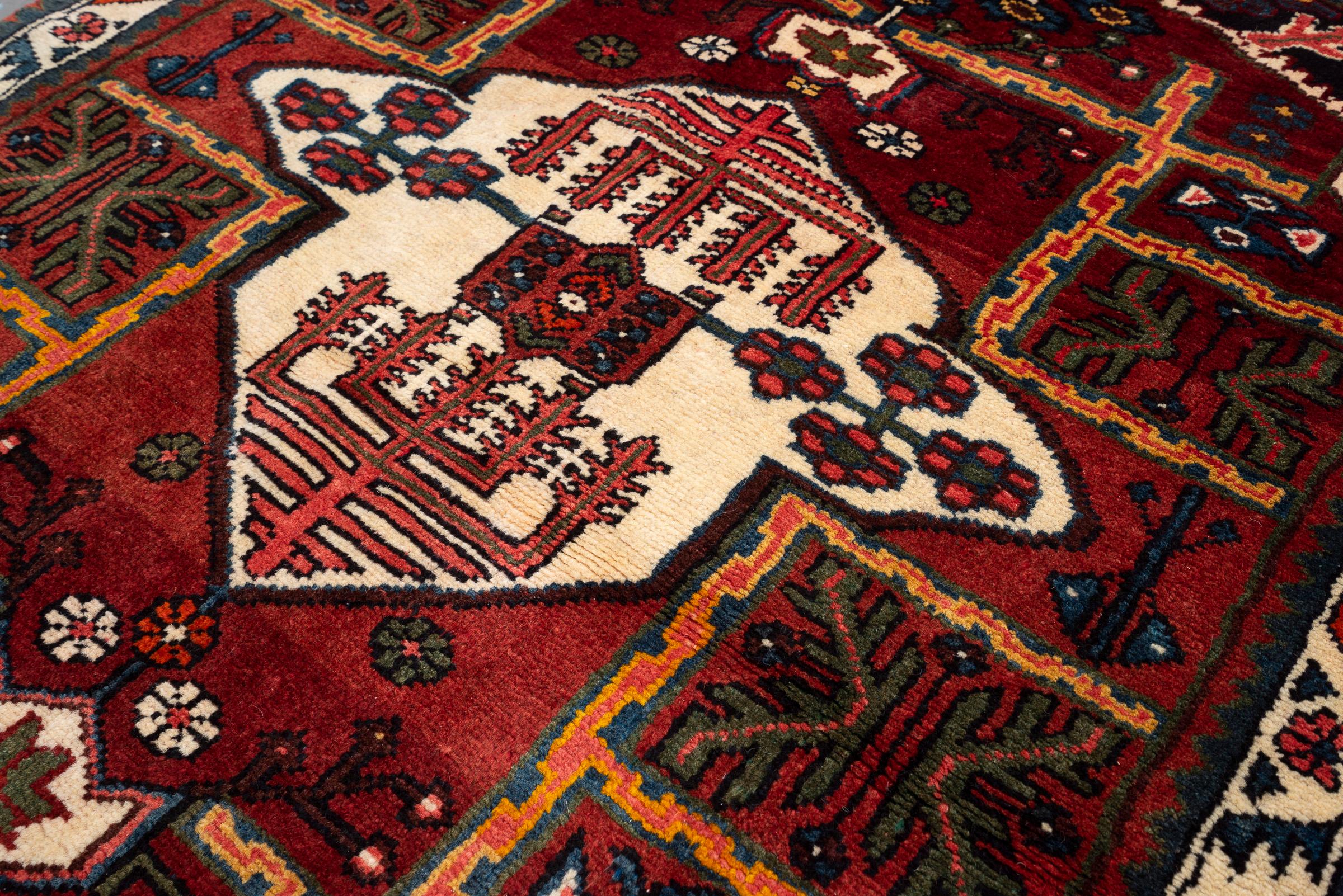 Vintage Shahsavan Saveh Persian Rug