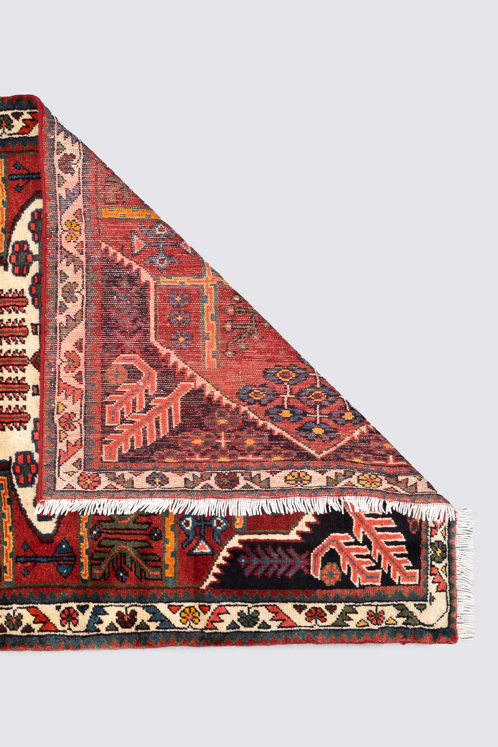 Vintage Shahsavan Saveh Persian Rug