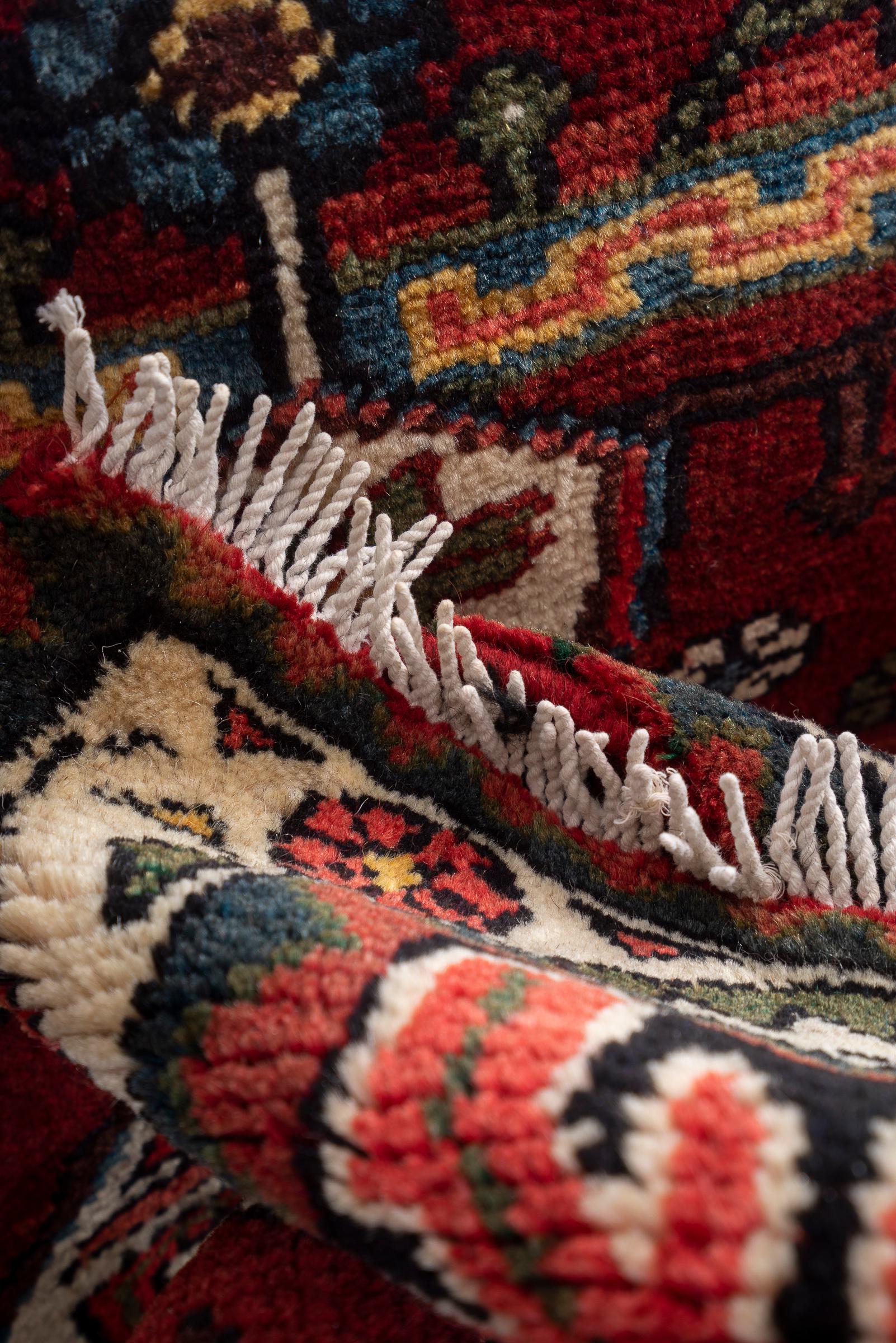 Vintage Shahsavan Saveh Persian Rug