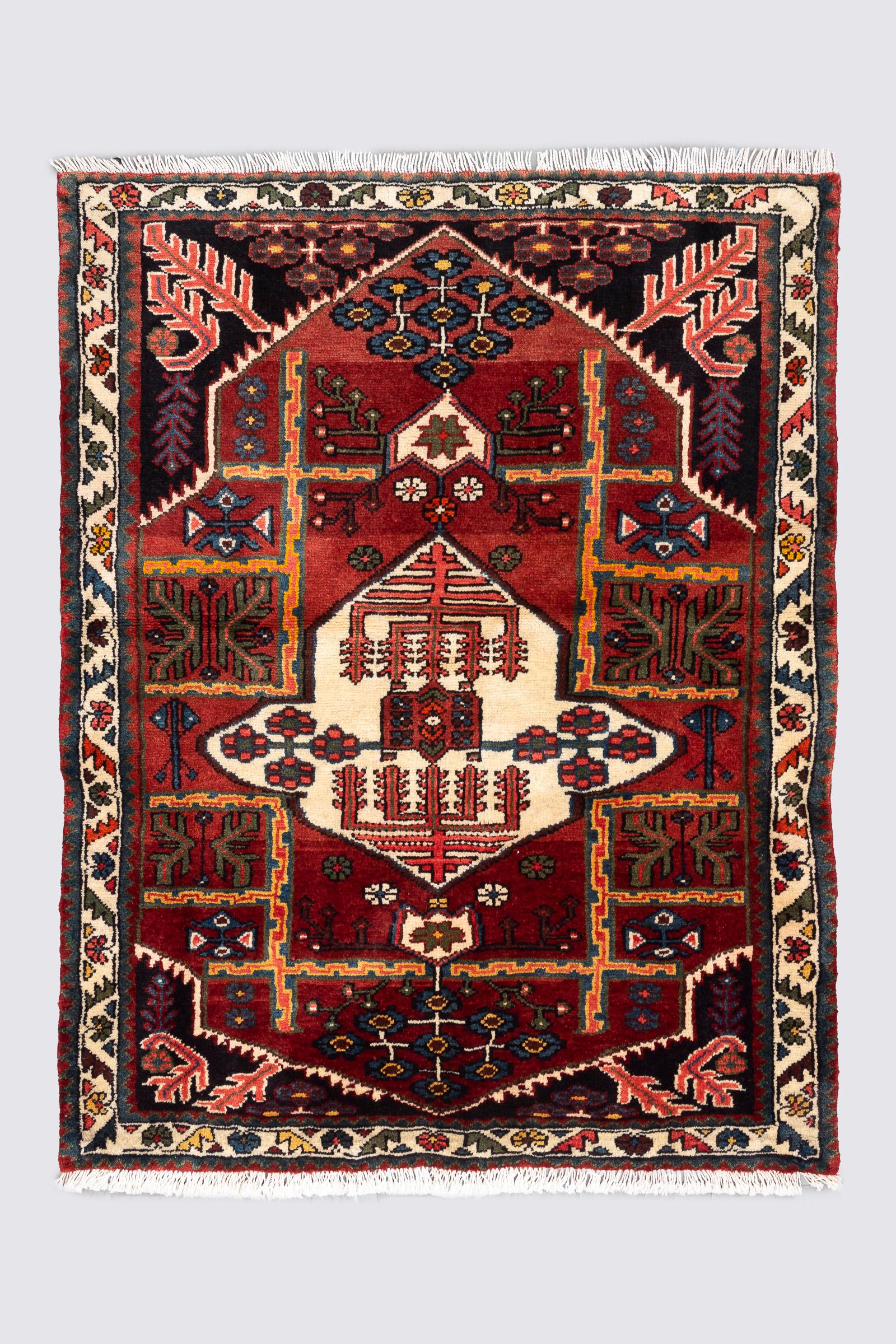 Vintage Shahsavan Saveh Carpet 1.8SQM
