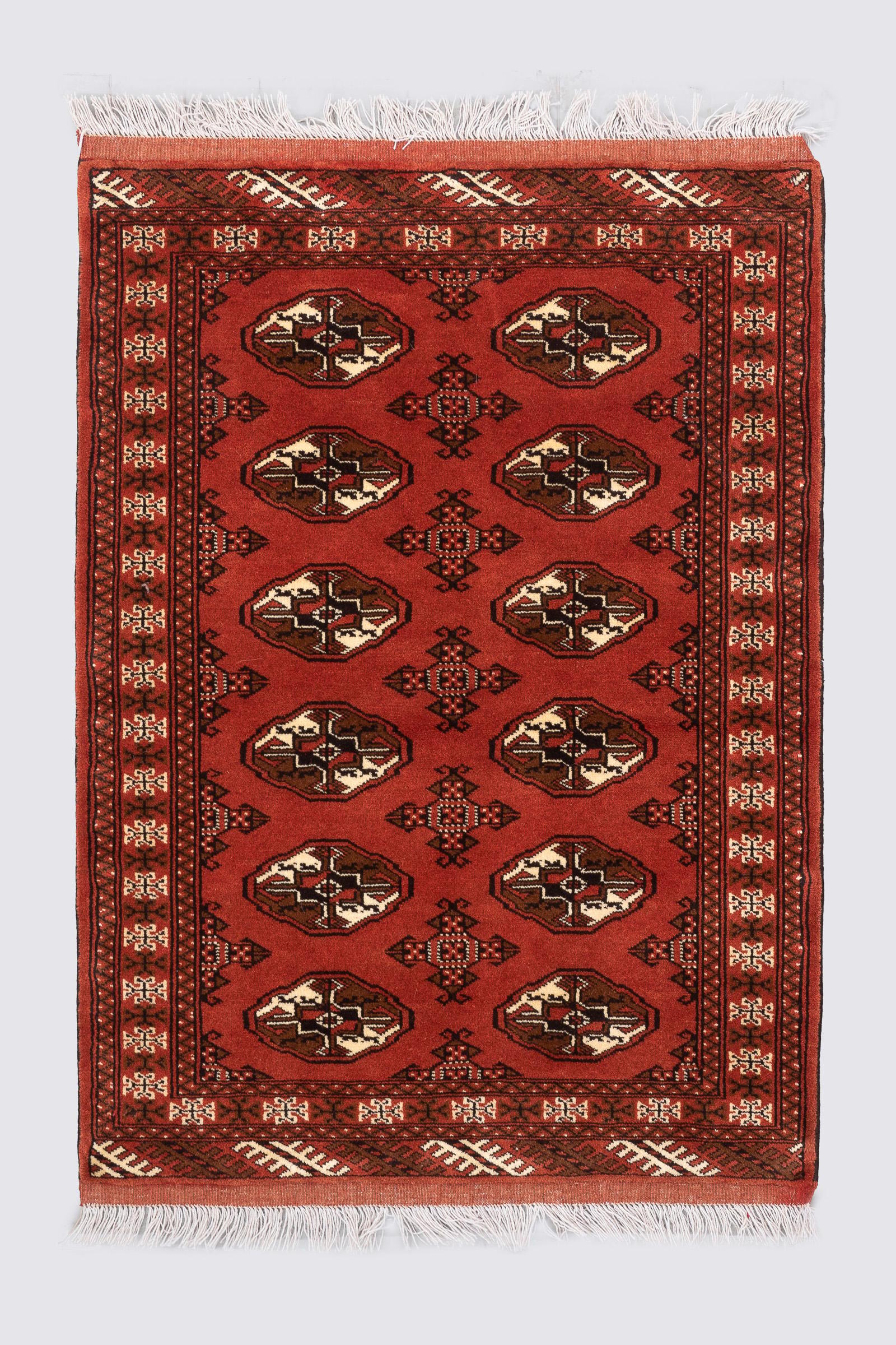 New Weave Fine Torkaman Bukhara Carpet  1.5SQM