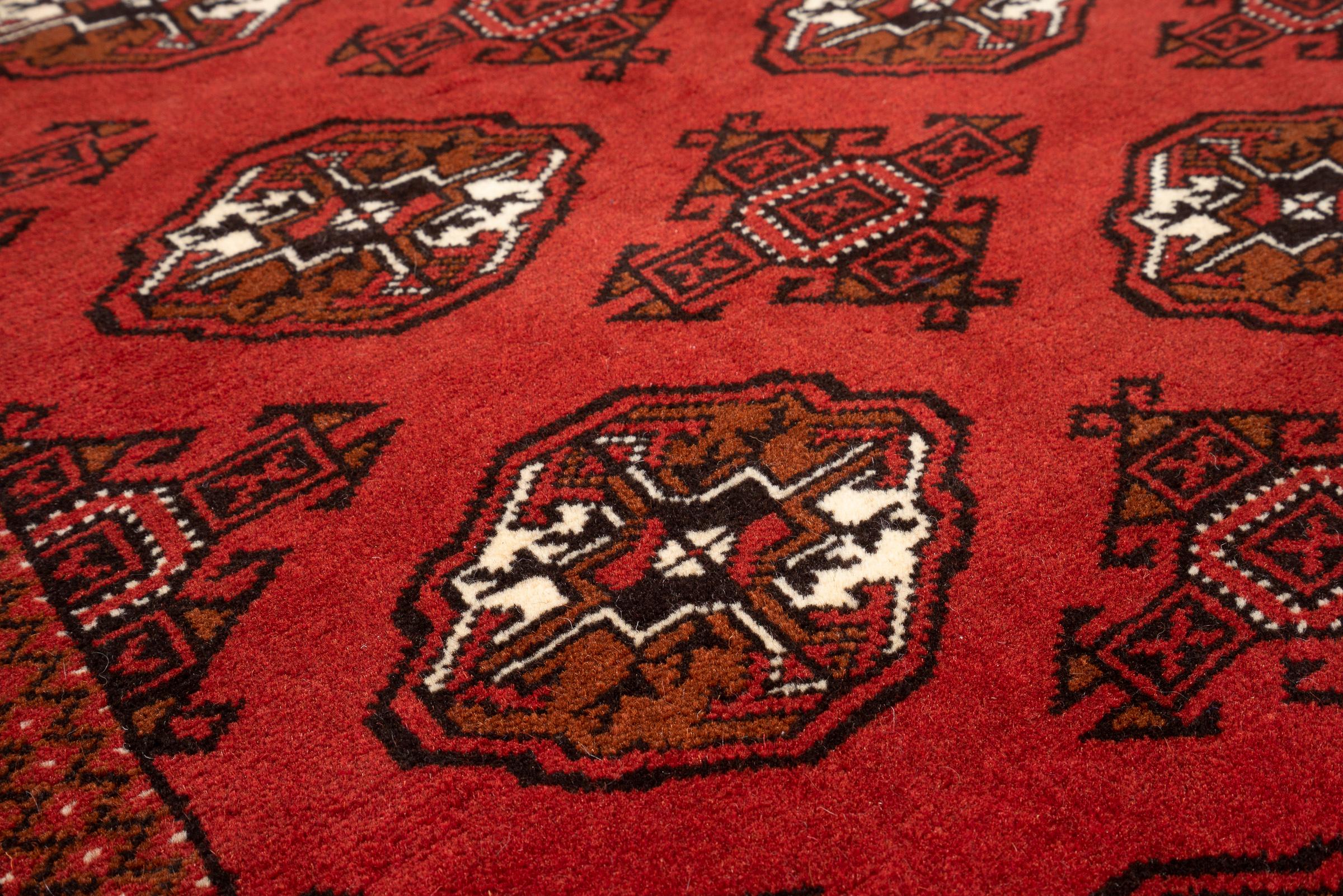 New Weave Fine Torkaman Bukhara Persian Rug