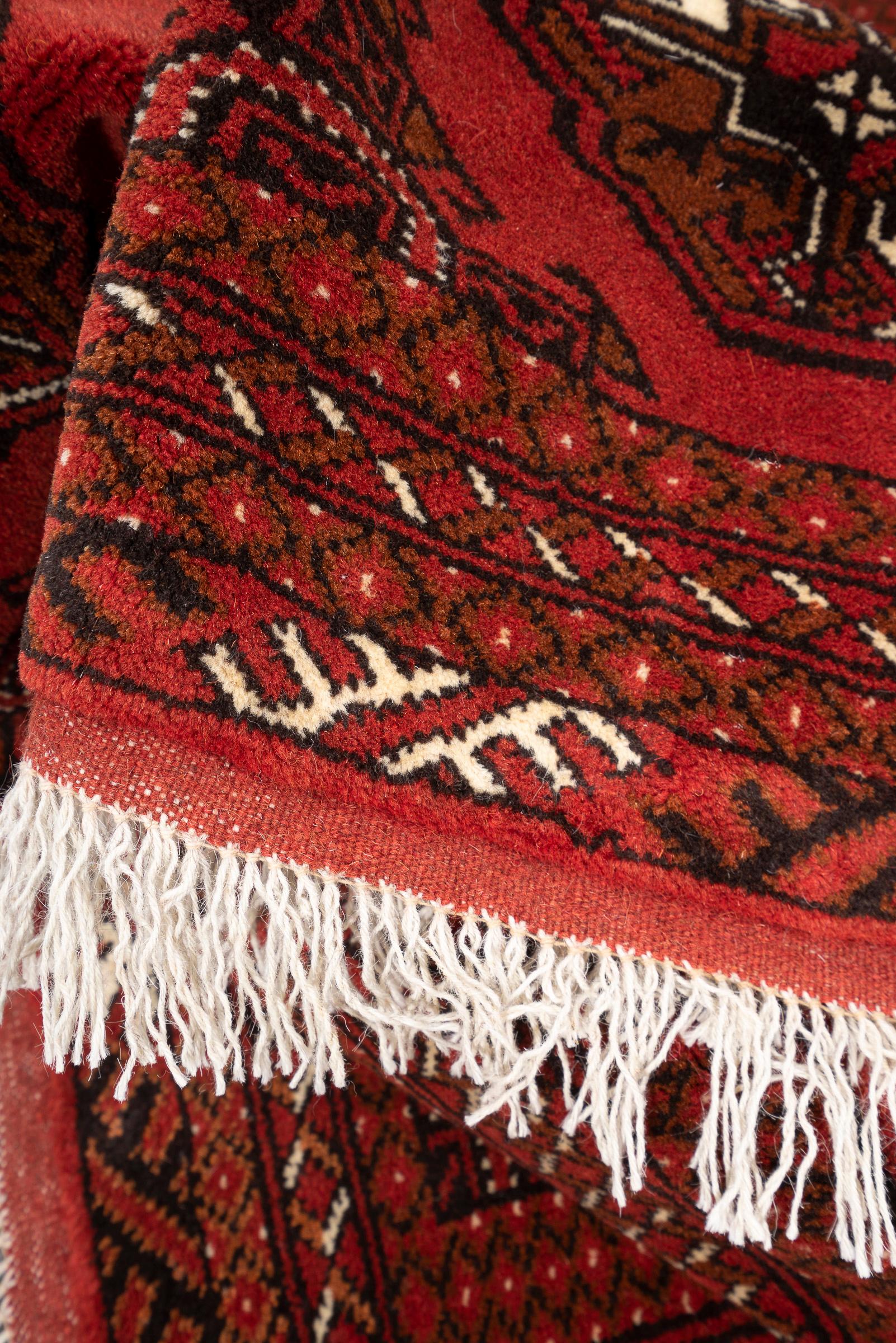 New Weave Fine Torkaman Bukhara Persian Rug