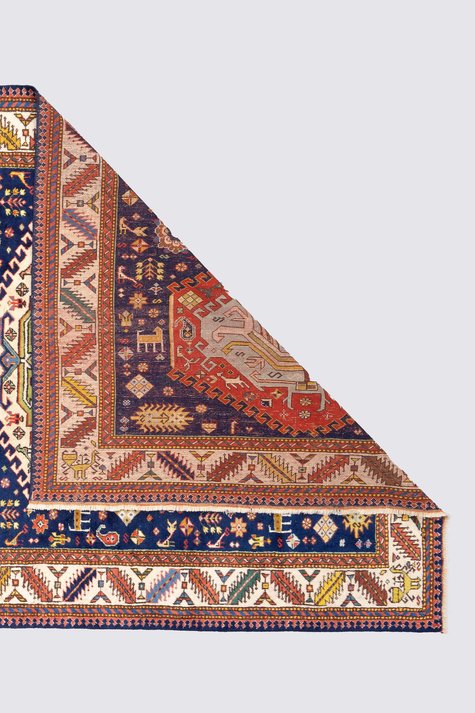 Antique Fine Qara Dagh (Kazak) Persian Rug