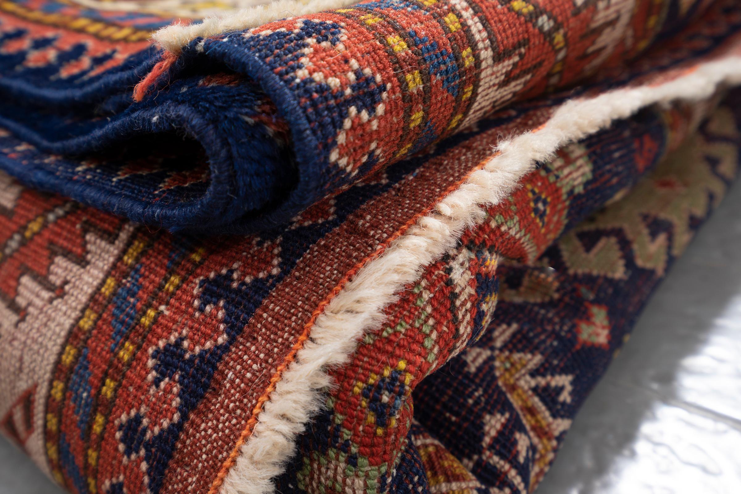 Antique Fine Qara Dagh (Kazak) Persian Rug